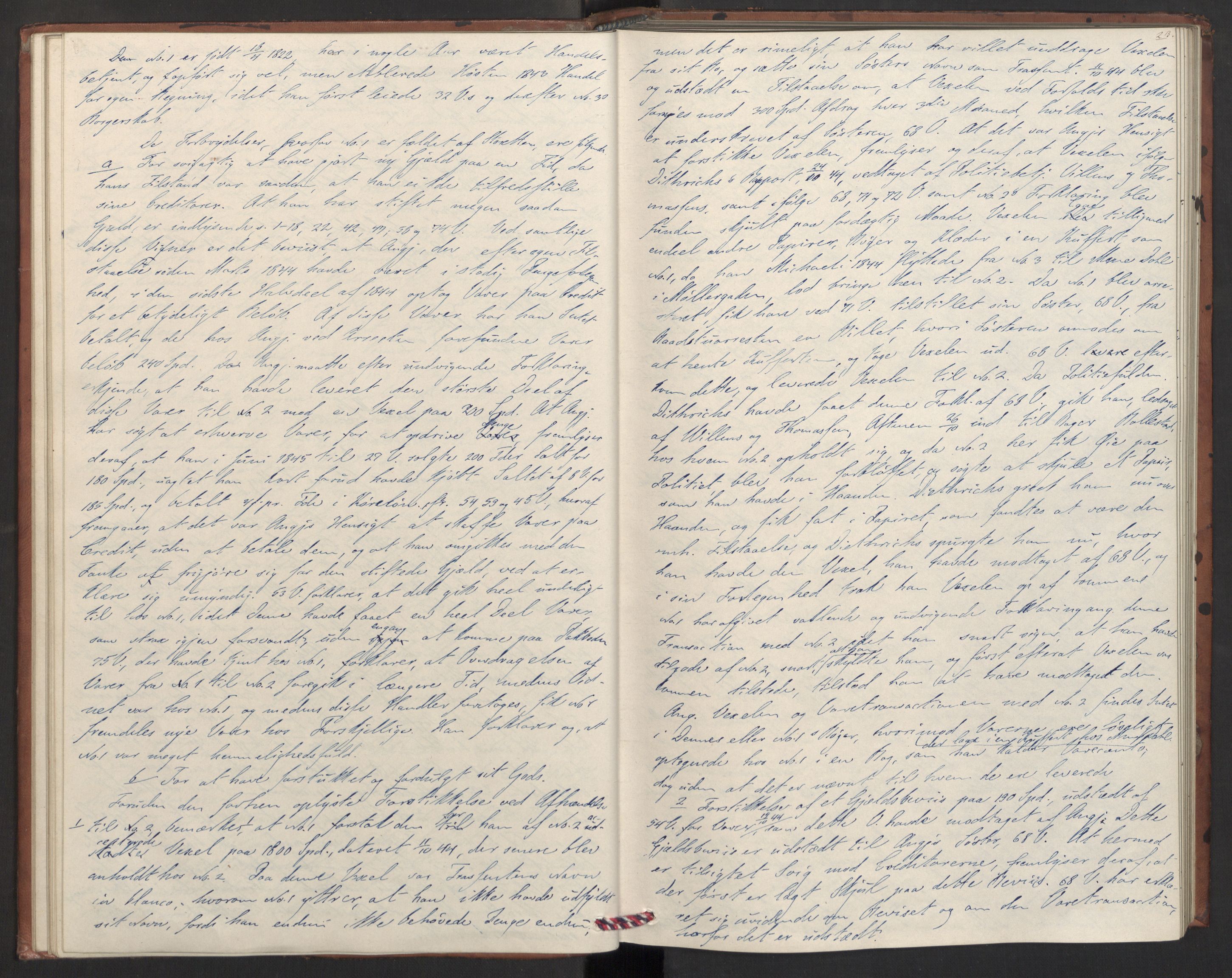 Høyesterett, AV/RA-S-1002/E/Eb/Eba/L0039/0001: Voteringsprotokoller / Voteringsprotokoll, 1846, p. 22b-23a