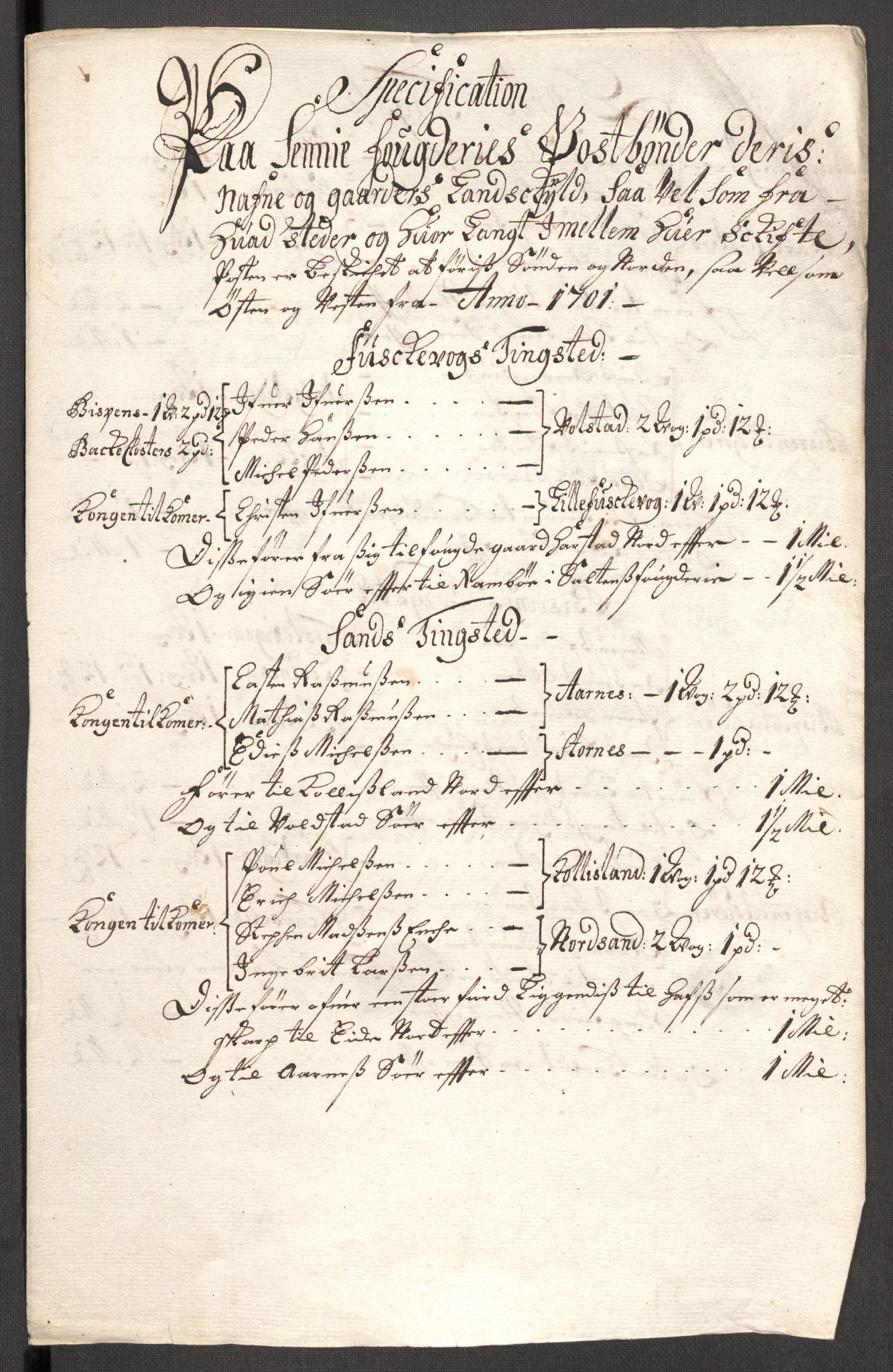 Rentekammeret inntil 1814, Reviderte regnskaper, Fogderegnskap, RA/EA-4092/R68/L4755: Fogderegnskap Senja og Troms, 1700-1704, p. 190