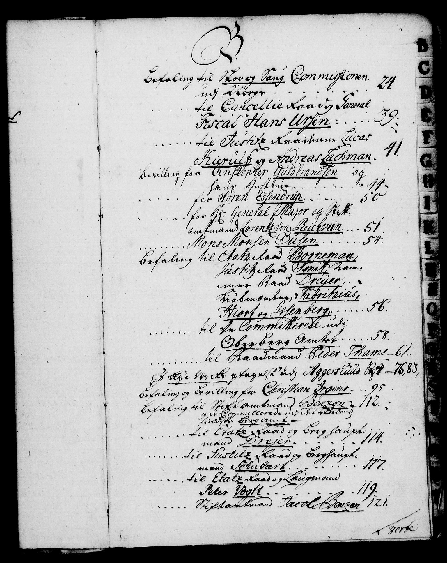 Rentekammeret, Kammerkanselliet, AV/RA-EA-3111/G/Gg/Gga/L0004: Norsk ekspedisjonsprotokoll med register (merket RK 53.4), 1734-1741