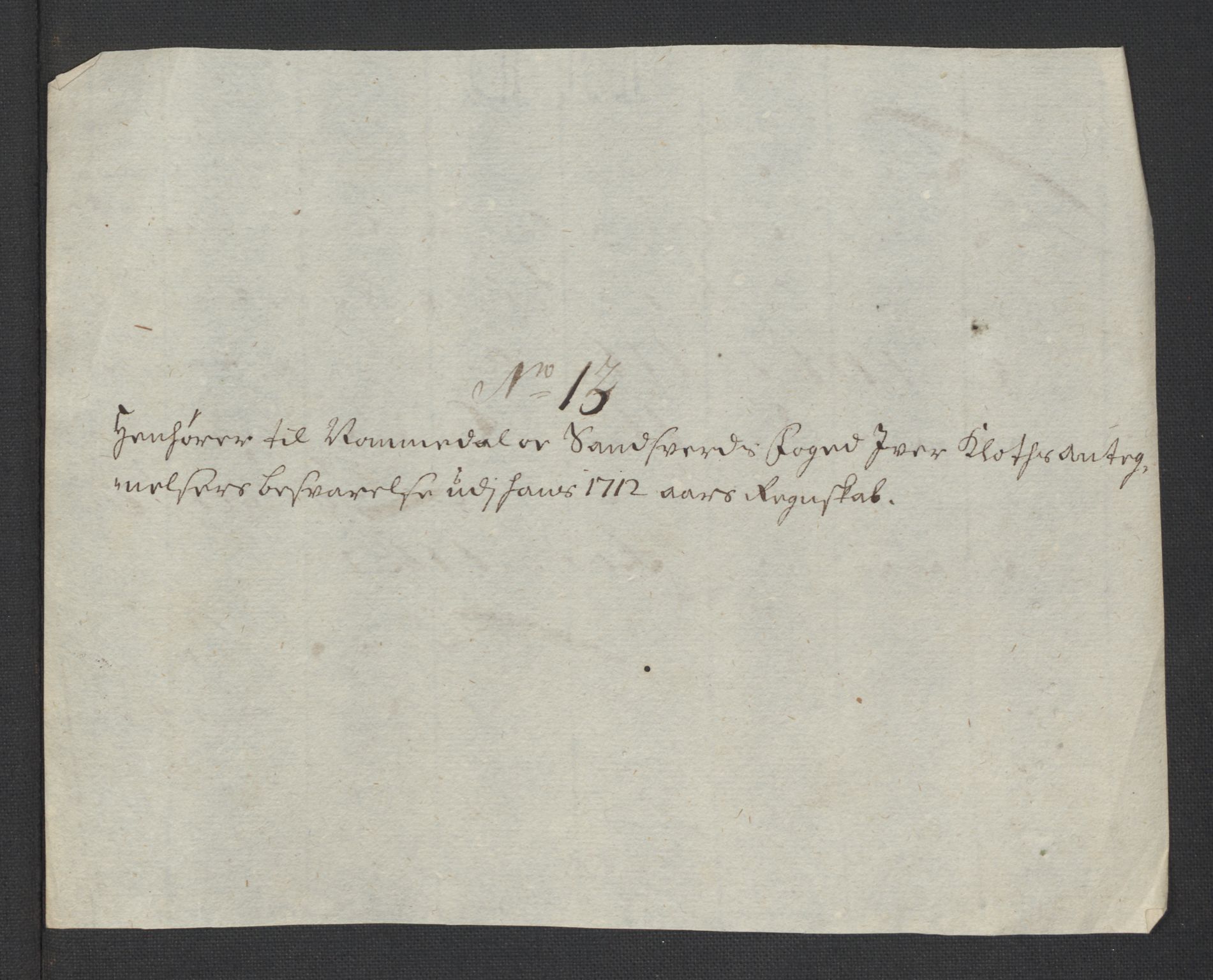 Rentekammeret inntil 1814, Reviderte regnskaper, Fogderegnskap, AV/RA-EA-4092/R24/L1587: Fogderegnskap Numedal og Sandsvær, 1712, p. 411