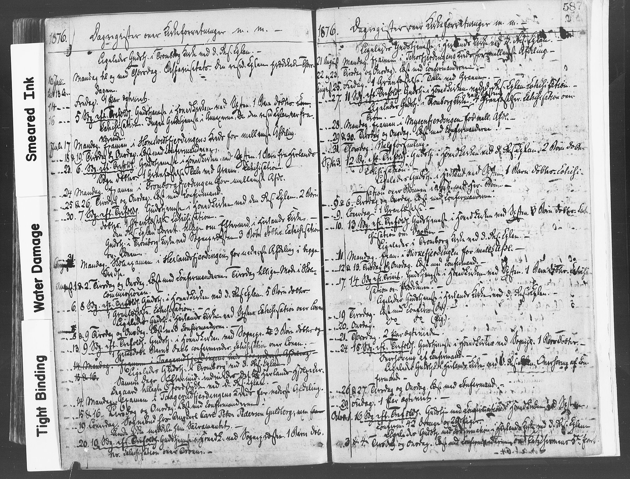 Eidsberg prestekontor Kirkebøker, AV/SAO-A-10905/F/Fa/L0011: Parish register (official) no. I 11, 1867-1878, p. 587