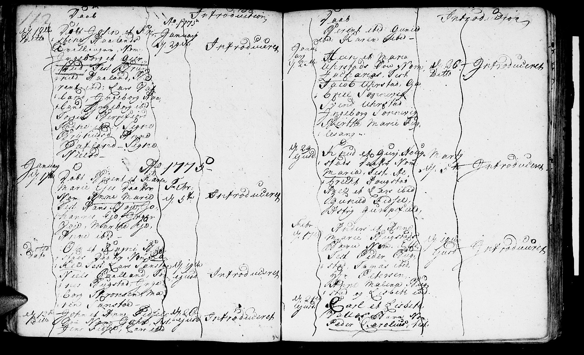 Flekkefjord sokneprestkontor, AV/SAK-1111-0012/F/Fa/Fab/L0001: Parish register (official) no. A 1, 1750-1780, p. 112-113