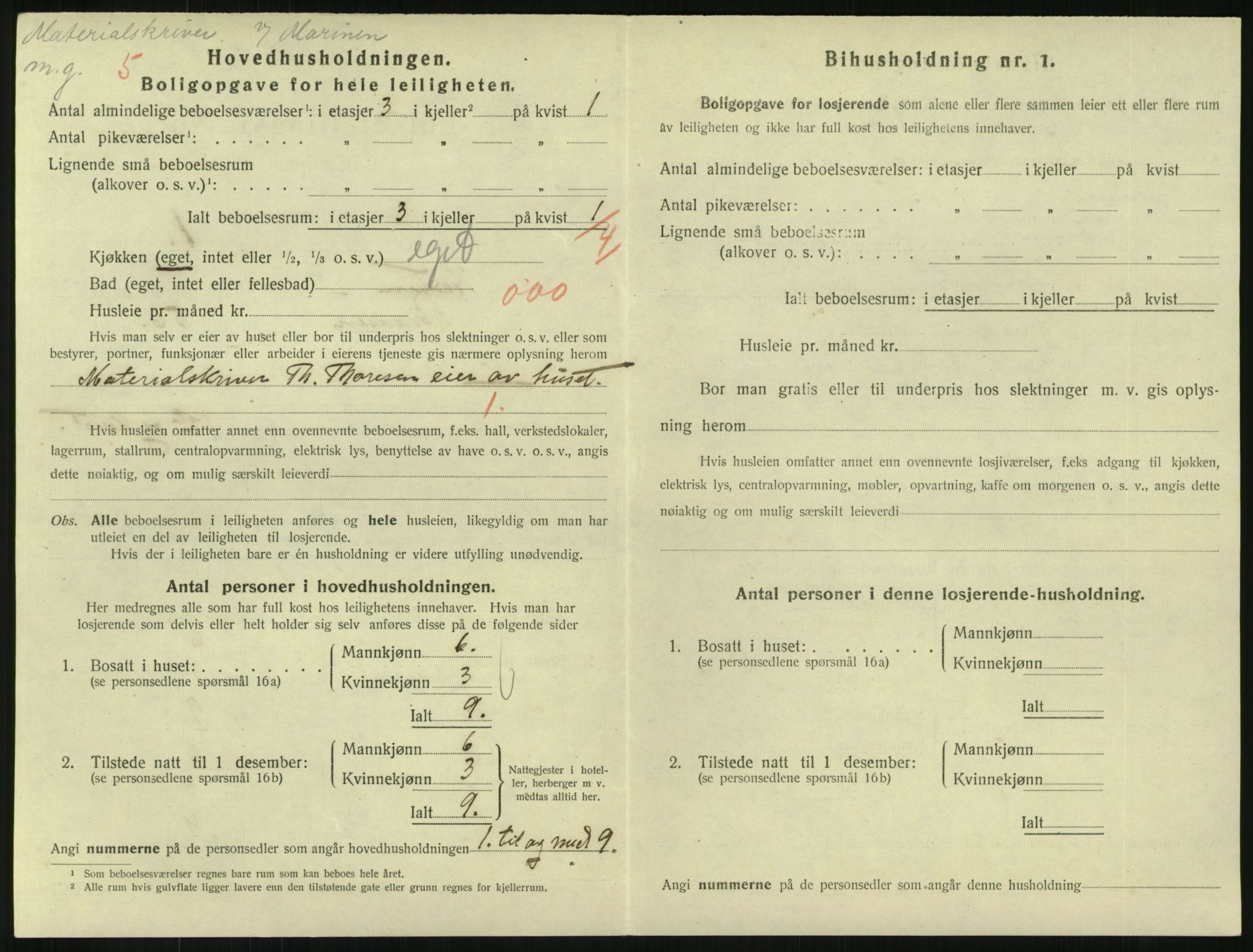 SAKO, 1920 census for Horten, 1920, p. 4052