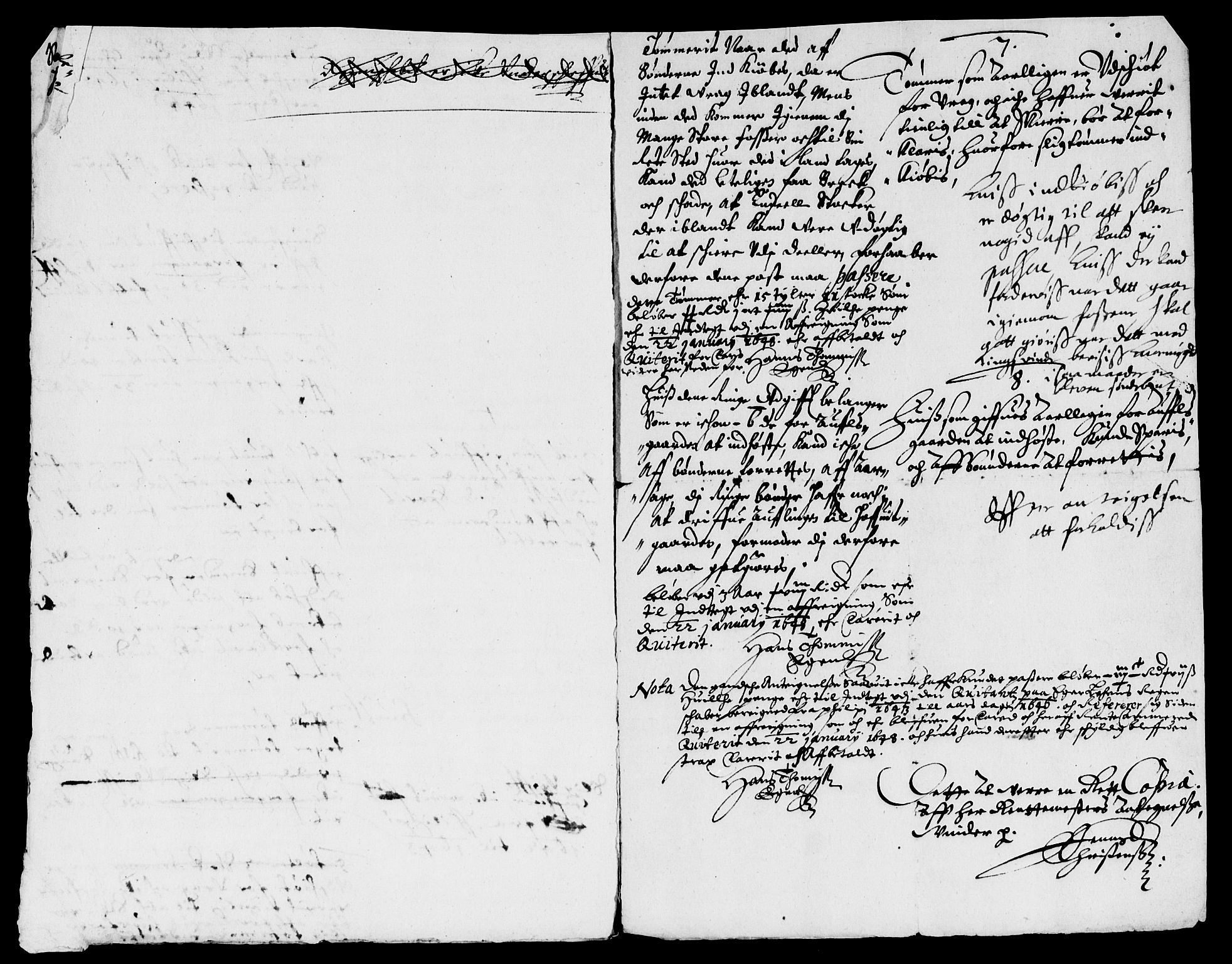 Rentekammeret inntil 1814, Reviderte regnskaper, Lensregnskaper, AV/RA-EA-5023/R/Rb/Rbm/L0008: Eiker len, 1643-1648