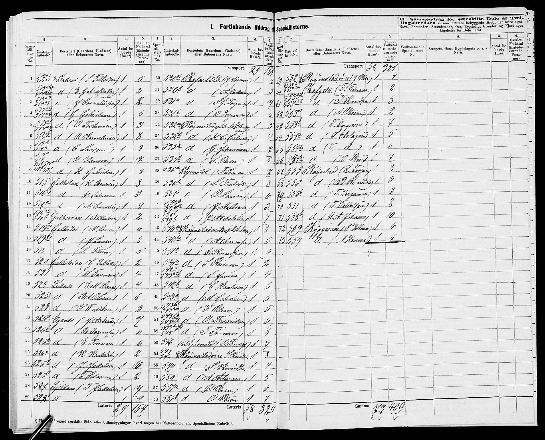 SAK, 1875 census for 1037P Kvinesdal, 1875, p. 64