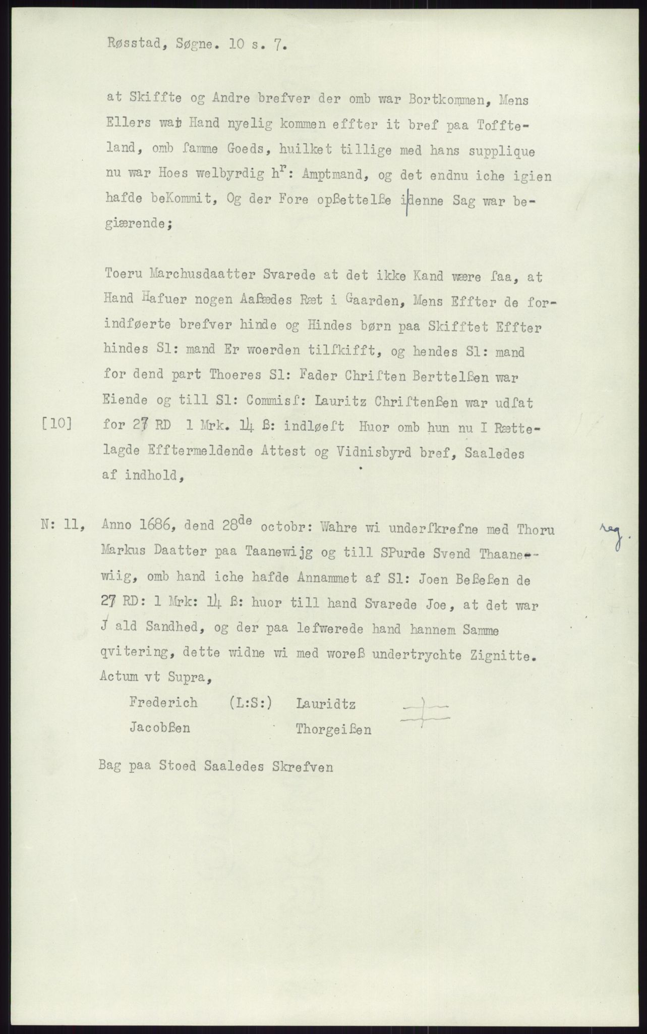 Samlinger til kildeutgivelse, Diplomavskriftsamlingen, AV/RA-EA-4053/H/Ha, p. 2576