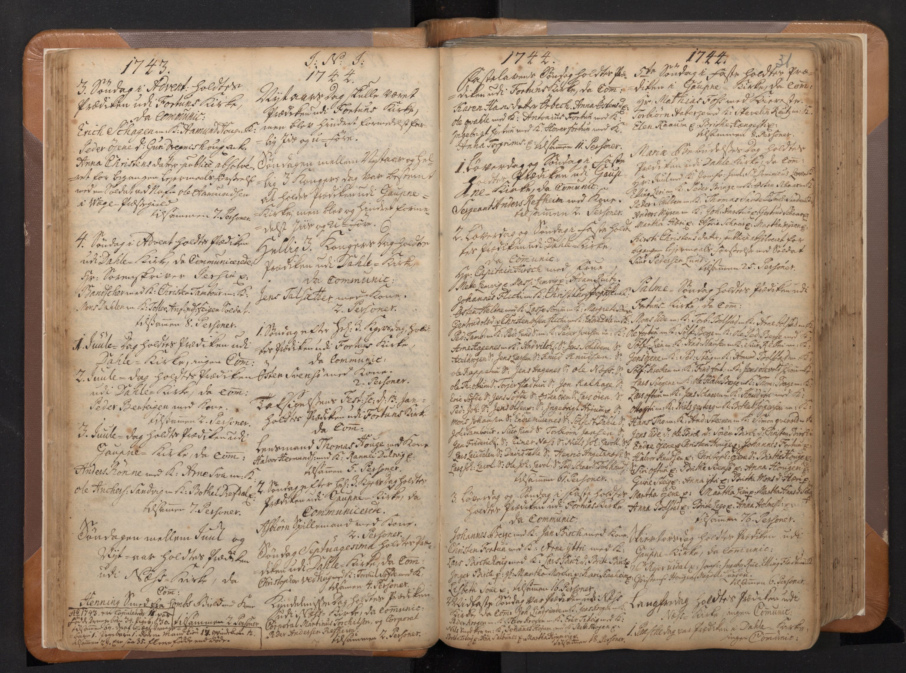 Luster sokneprestembete, SAB/A-81101/H/Haa/Haaa/L0002: Parish register (official) no. A 2, 1751-1796, p. 30b-31a