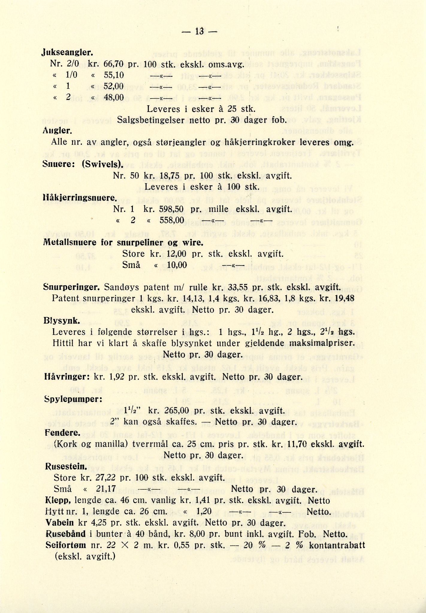 Vardø Fiskersamvirkelag, VAMU/A-0037/D/Da/L0002: Korrespondanse Er-Fi, 1946-1951