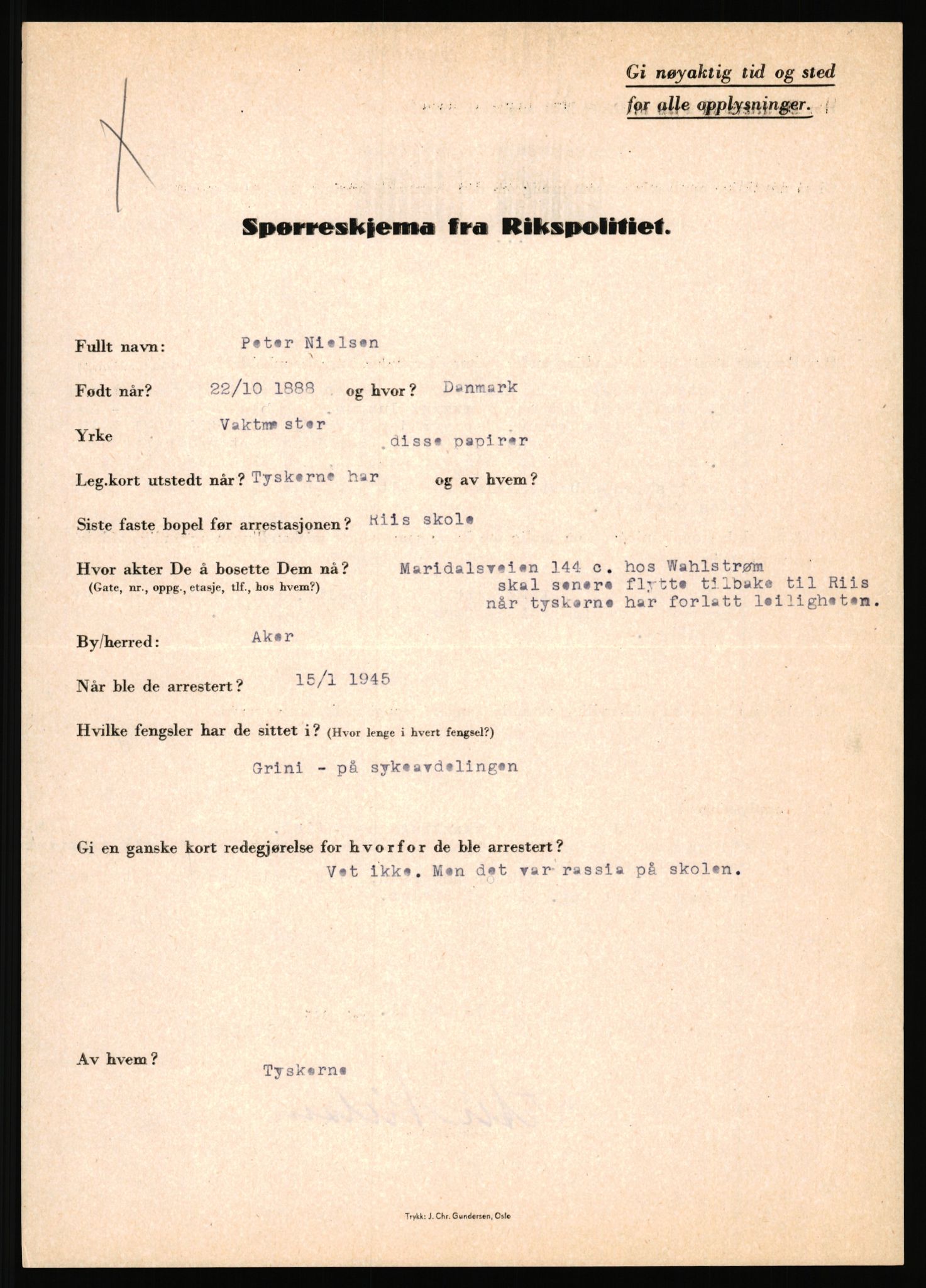 Rikspolitisjefen, AV/RA-S-1560/L/L0012: Mogensen, Øivind - Noraas, Lars, 1940-1945, p. 816