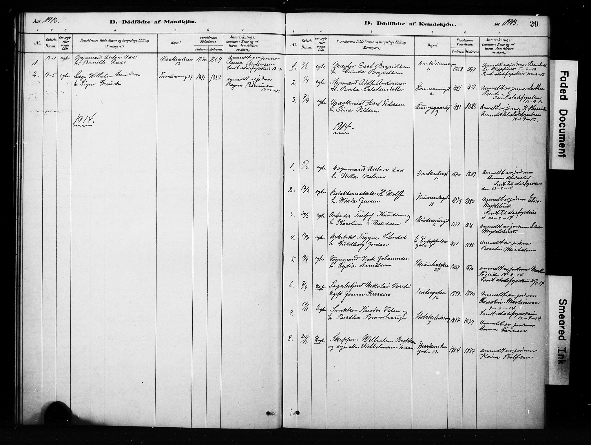 Domkirken sokneprestembete, SAB/A-74801/H/Hab/L0045: Parish register (copy) no. G 1, 1878-1916, p. 29