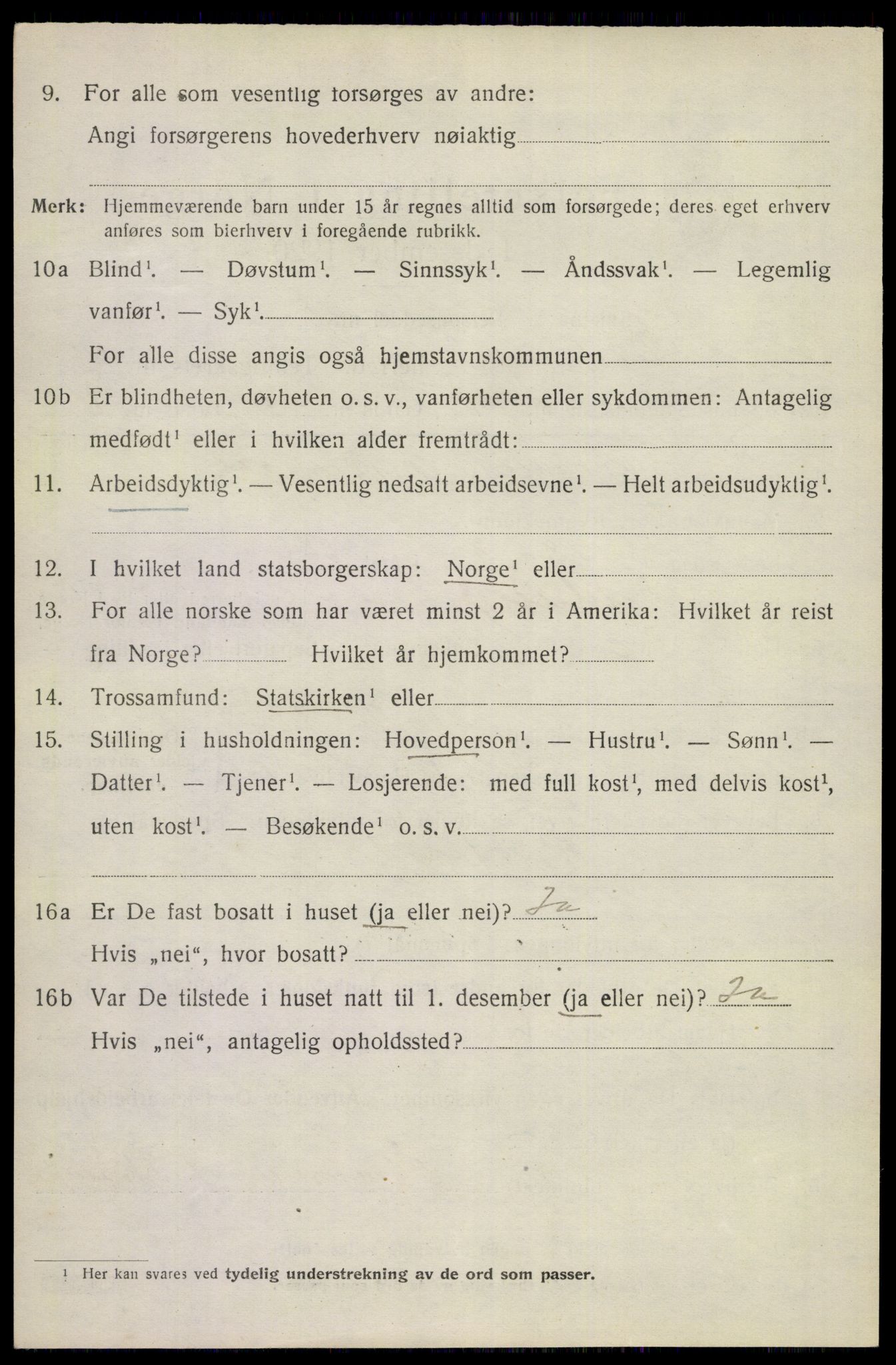 SAKO, 1920 census for Eidanger, 1920, p. 4119