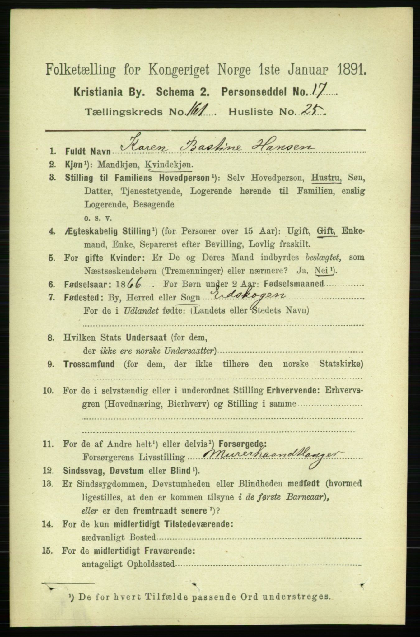 RA, 1891 census for 0301 Kristiania, 1891, p. 92472