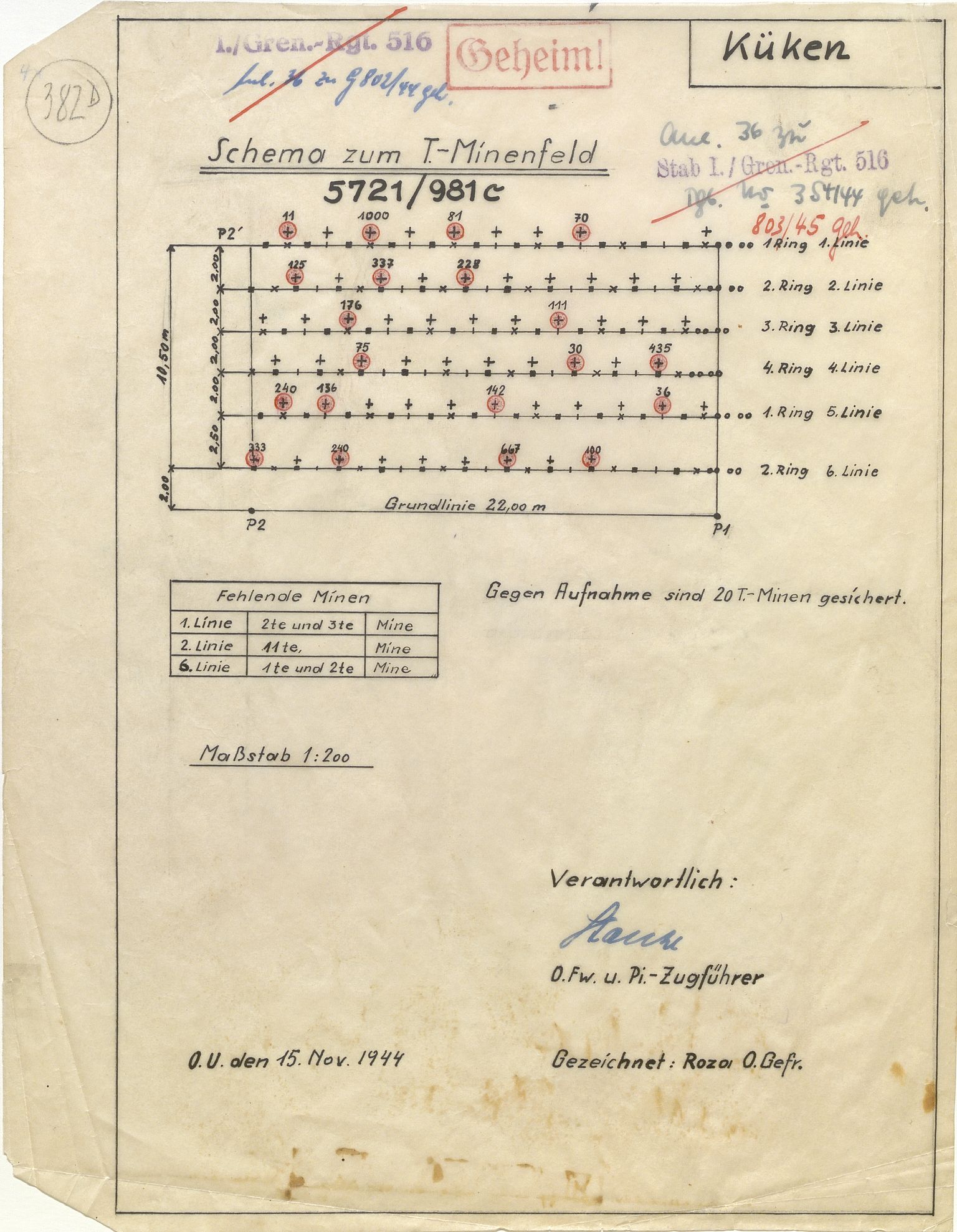 Distriktskommando Vestlandet - DKV, AV/SAB-A-100376/018/T/Ta/Tab/Tabb/L0022: Lnr: 371-387, Feltnr. 5623-1h - 5722/3/1g, Stryn - Straumshavn, 1942-1945, p. 17