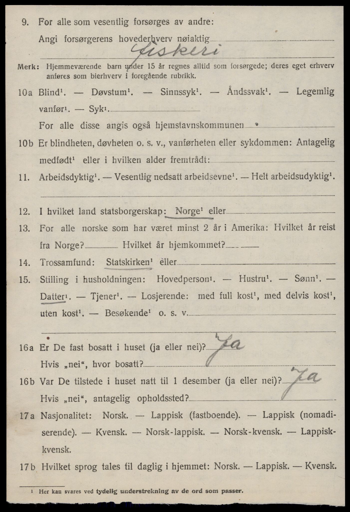 SAT, 1920 census for Nord-Frøya, 1920, p. 8124