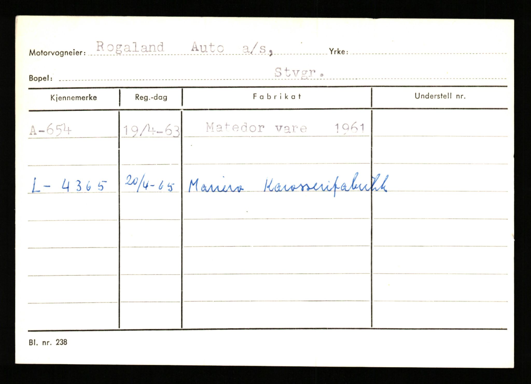 Stavanger trafikkstasjon, AV/SAST-A-101942/0/G/L0001: Registreringsnummer: 0 - 5782, 1930-1971, p. 395