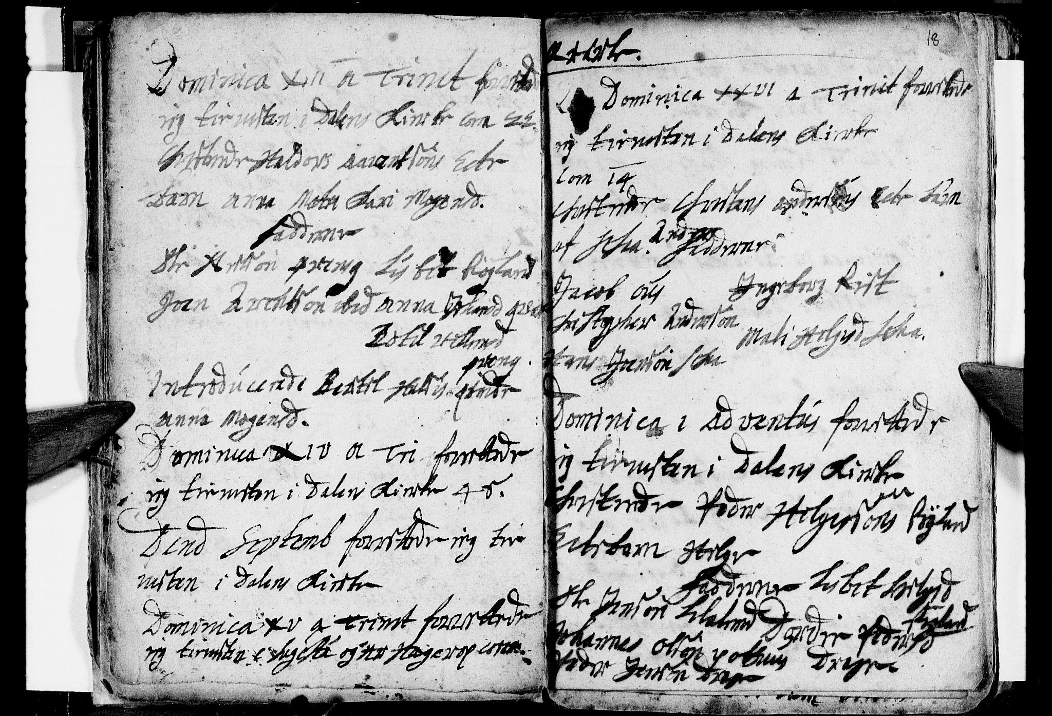 Ministerialprotokoller, klokkerbøker og fødselsregistre - Nordland, AV/SAT-A-1459/847/L0661: Parish register (official) no. 847A01, 1708-1717, p. 18