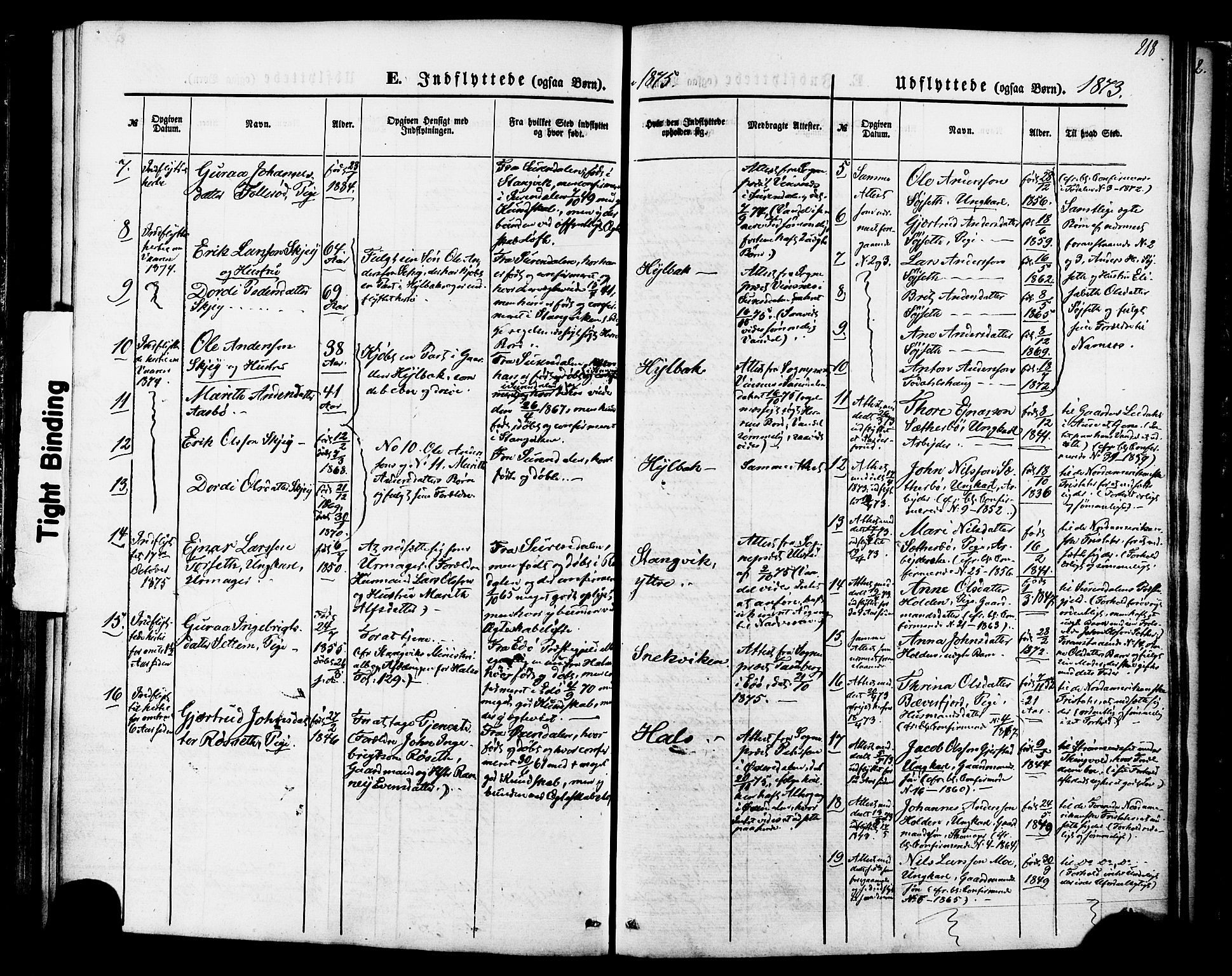 Ministerialprotokoller, klokkerbøker og fødselsregistre - Møre og Romsdal, SAT/A-1454/592/L1027: Parish register (official) no. 592A05, 1865-1878, p. 218