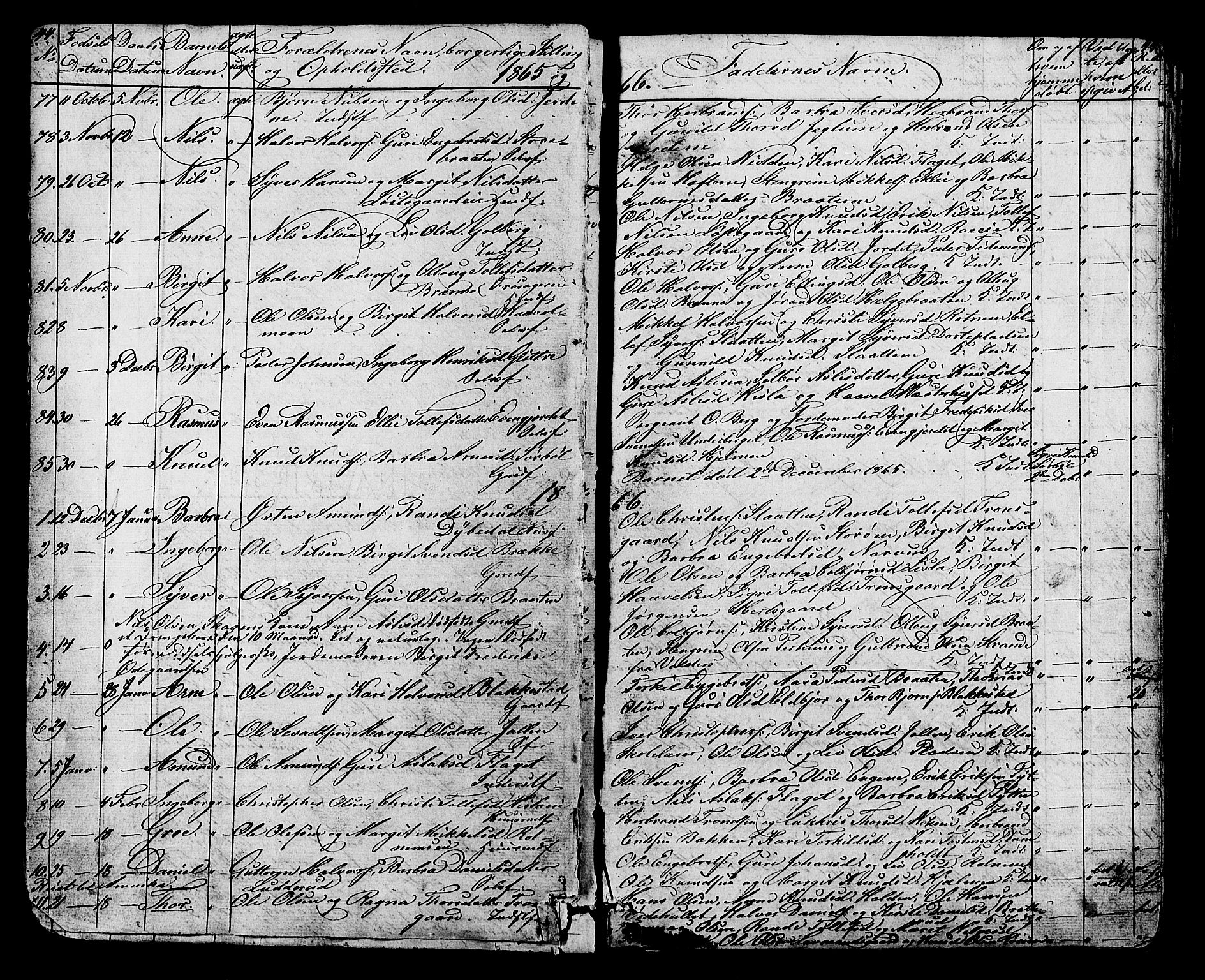 Gol kirkebøker, AV/SAKO-A-226/G/Ga/L0002: Parish register (copy) no. I 2, 1860-1887, p. 44-45