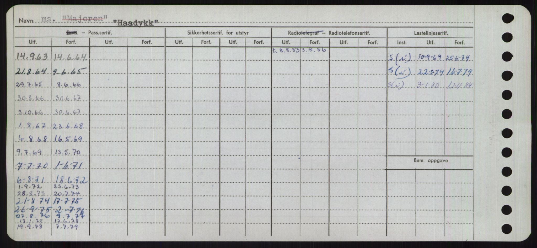 Sjøfartsdirektoratet med forløpere, Skipsmålingen, RA/S-1627/H/Ha/L0003/0001: Fartøy, Hilm-Mar / Fartøy, Hilm-Kol, p. 228