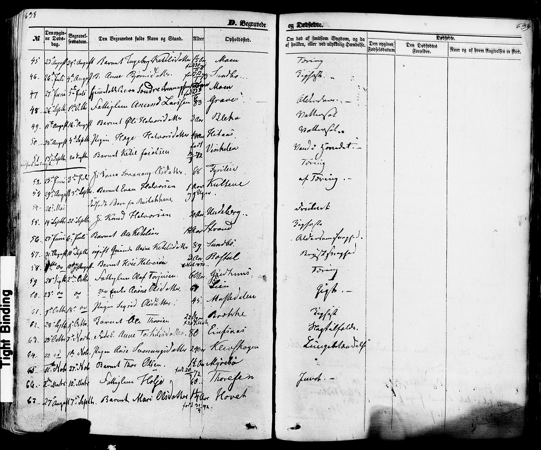 Seljord kirkebøker, AV/SAKO-A-20/F/Fa/L0013: Parish register (official) no. I 13, 1866-1876, p. 638-639