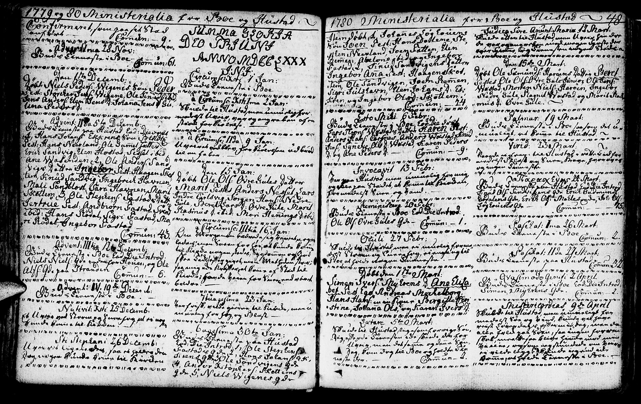Ministerialprotokoller, klokkerbøker og fødselsregistre - Møre og Romsdal, SAT/A-1454/566/L0761: Parish register (official) no. 566A02 /1, 1767-1817, p. 48