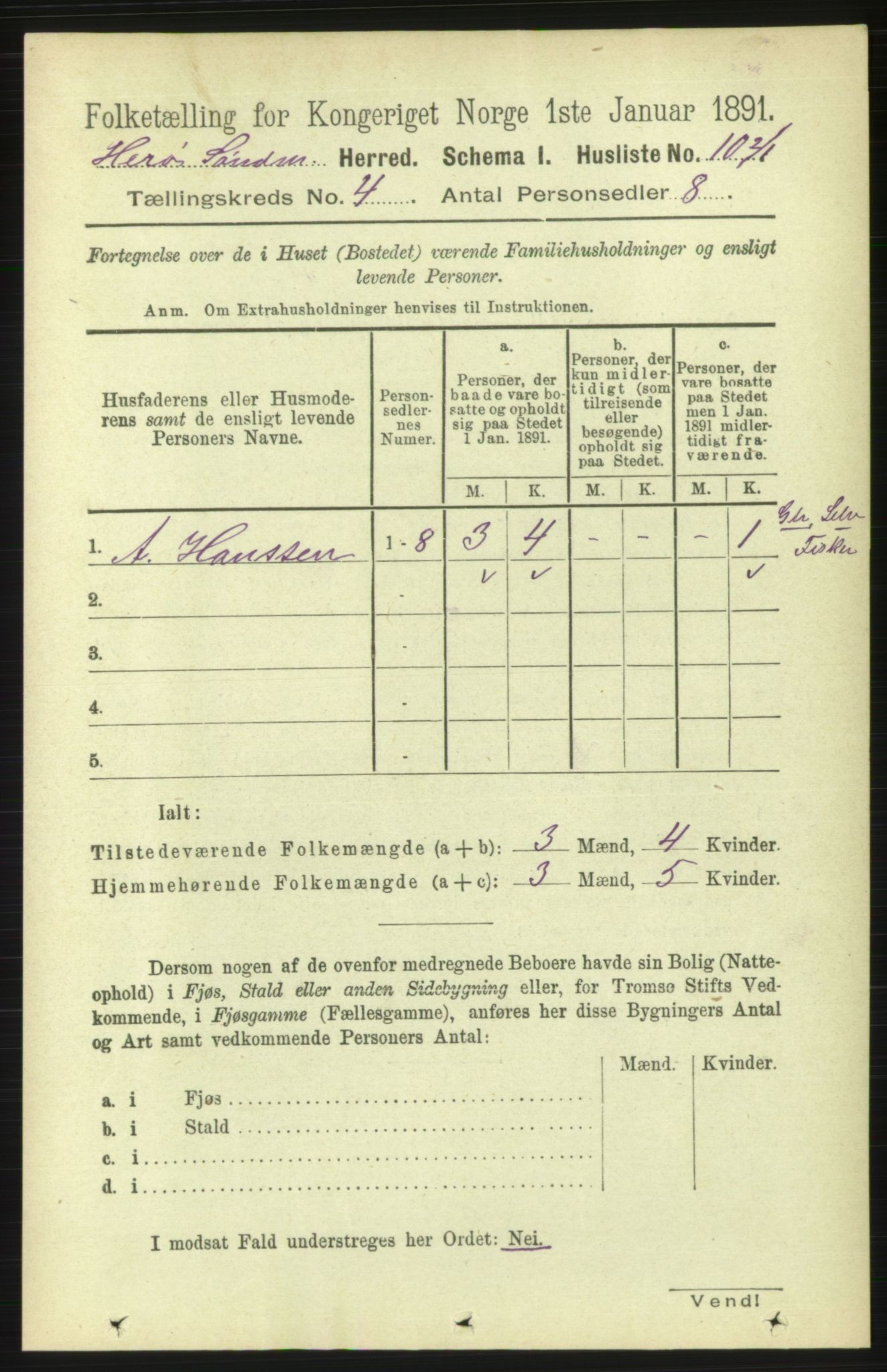 RA, 1891 census for 1515 Herøy, 1891, p. 1440