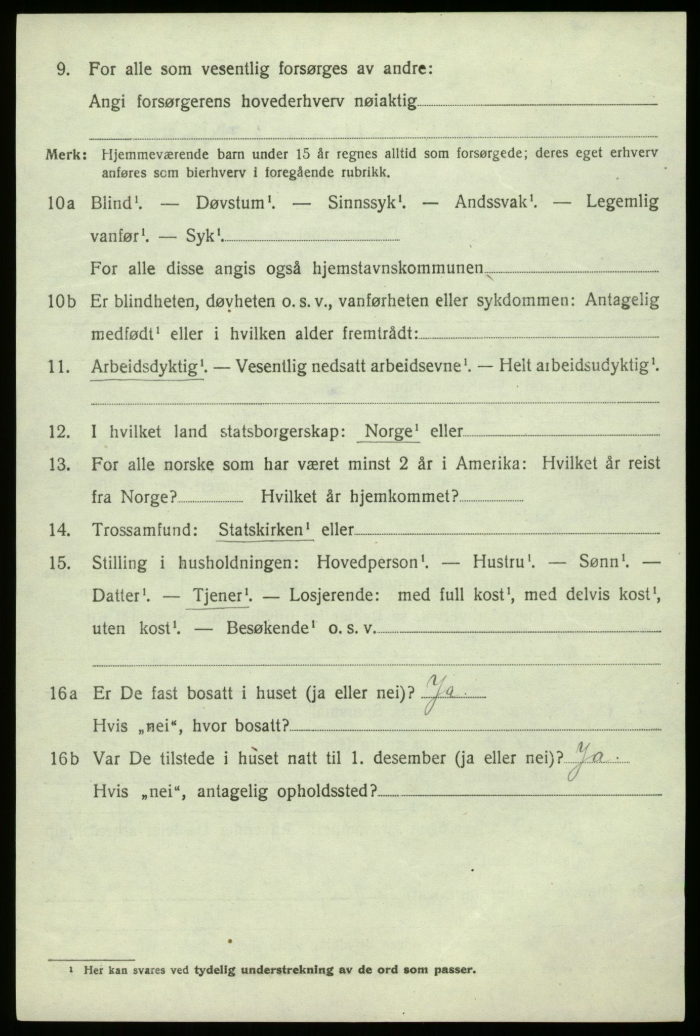 SAB, 1920 census for Fana, 1920, p. 24460