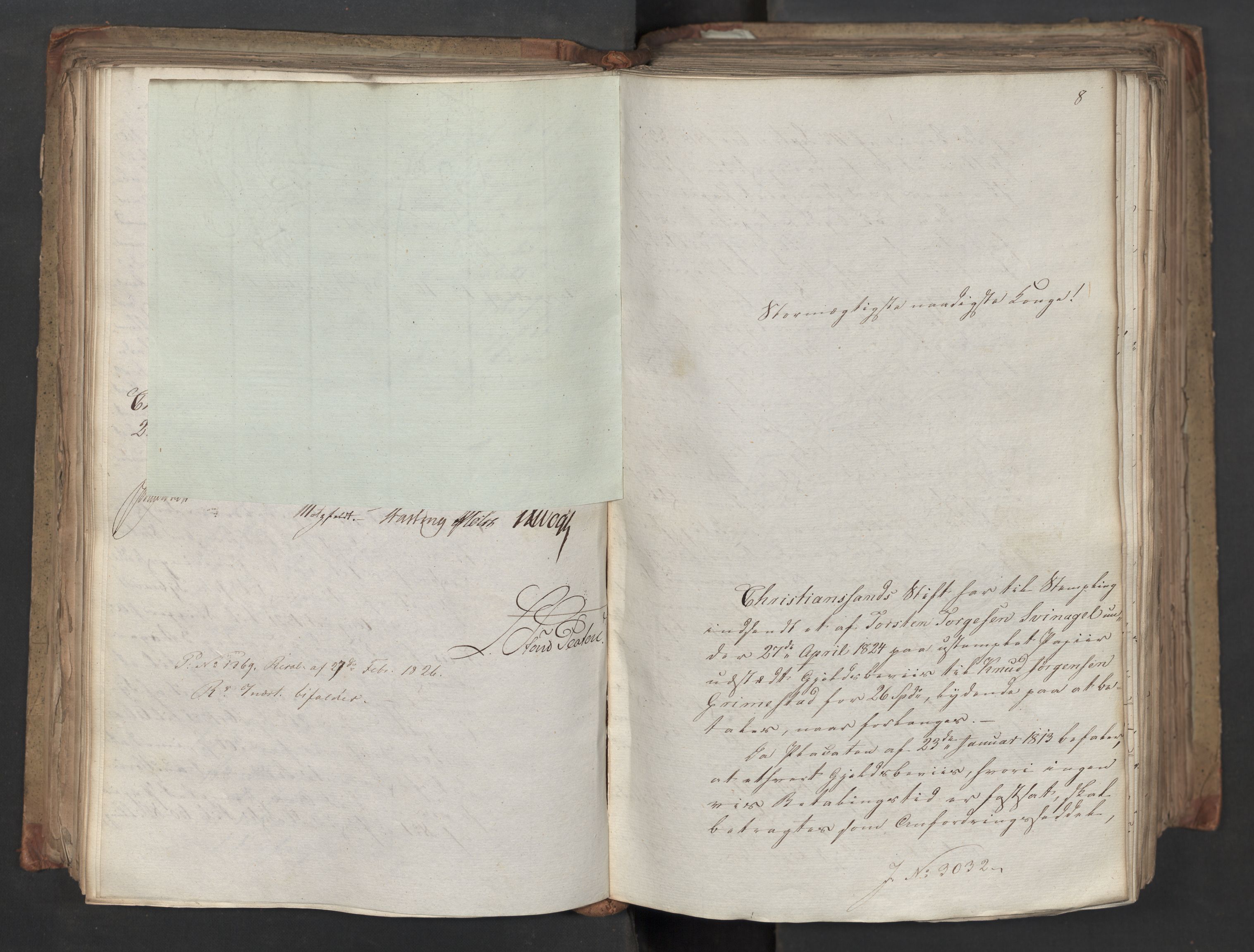 Statsrådsavdelingen i Stockholm, RA/S-1003/D/Da/L0045: Regjeringsinnstillinger nr. 3067-3307, 1826, p. 172