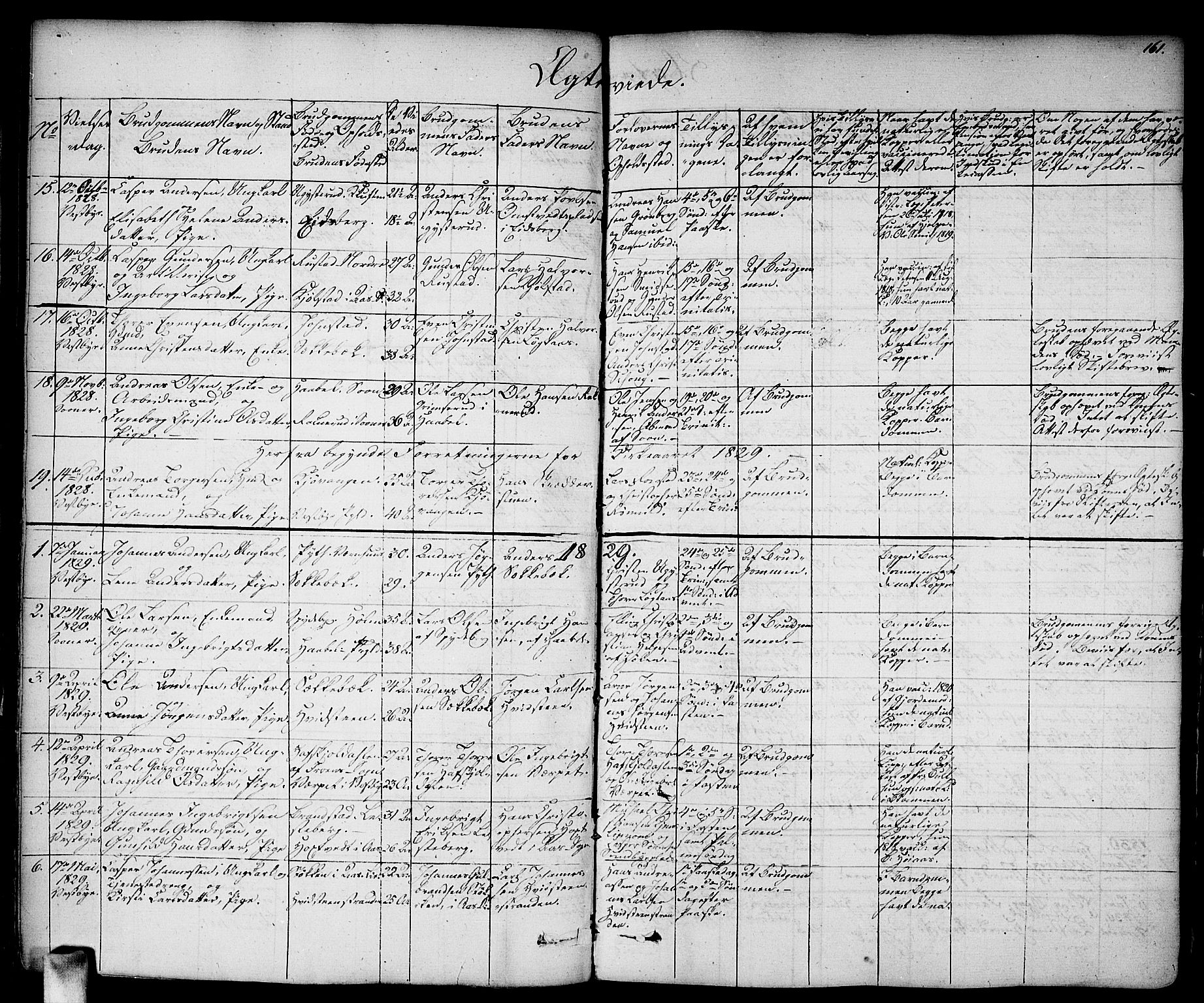 Vestby prestekontor Kirkebøker, AV/SAO-A-10893/F/Fa/L0006: Parish register (official) no. I 6, 1827-1849, p. 161