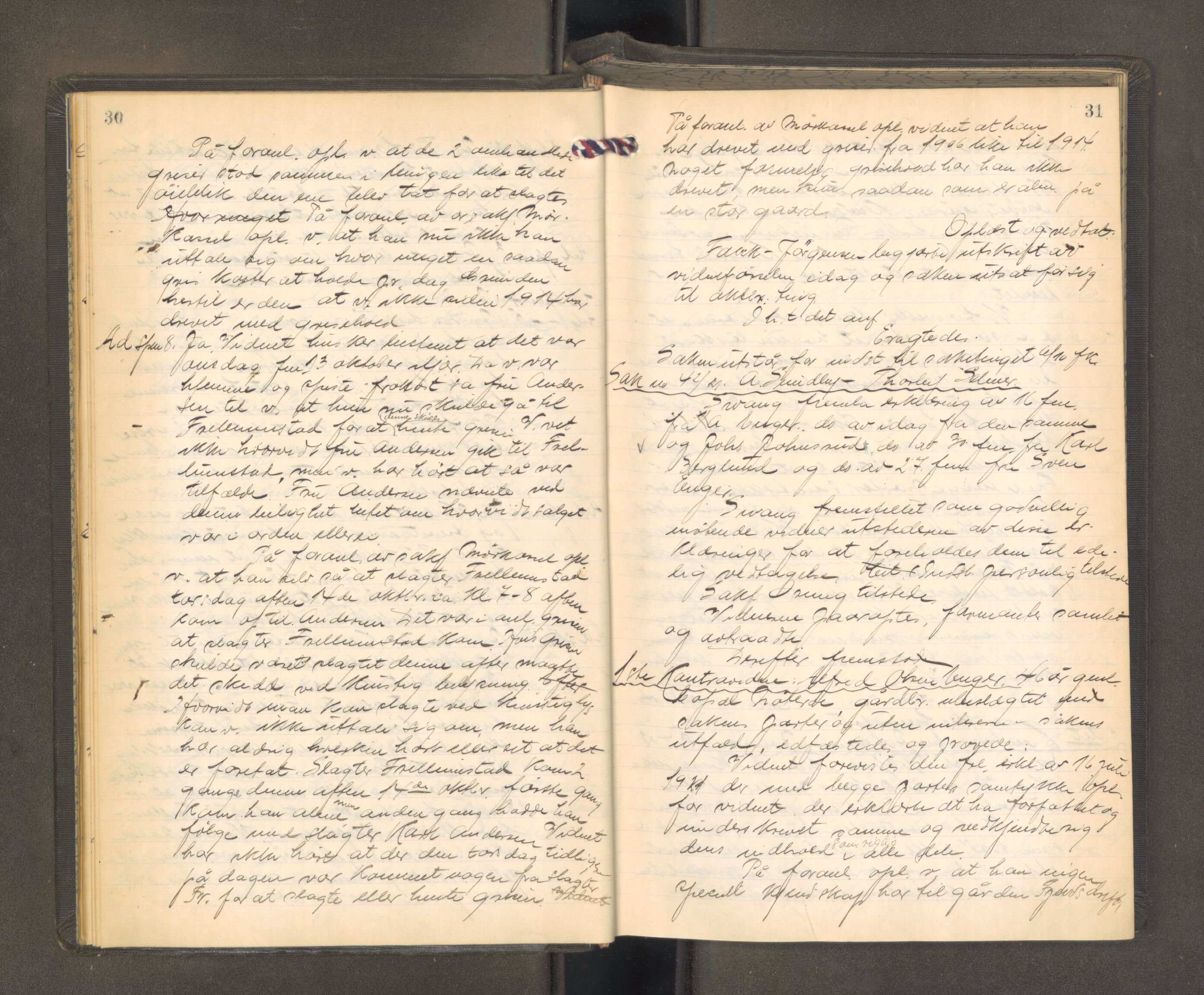 Nordre Jarlsberg sorenskriveri, AV/SAKO-A-80/F/Fa/Faa/L0060: Tingbok, 1921-1924, p. 30-31