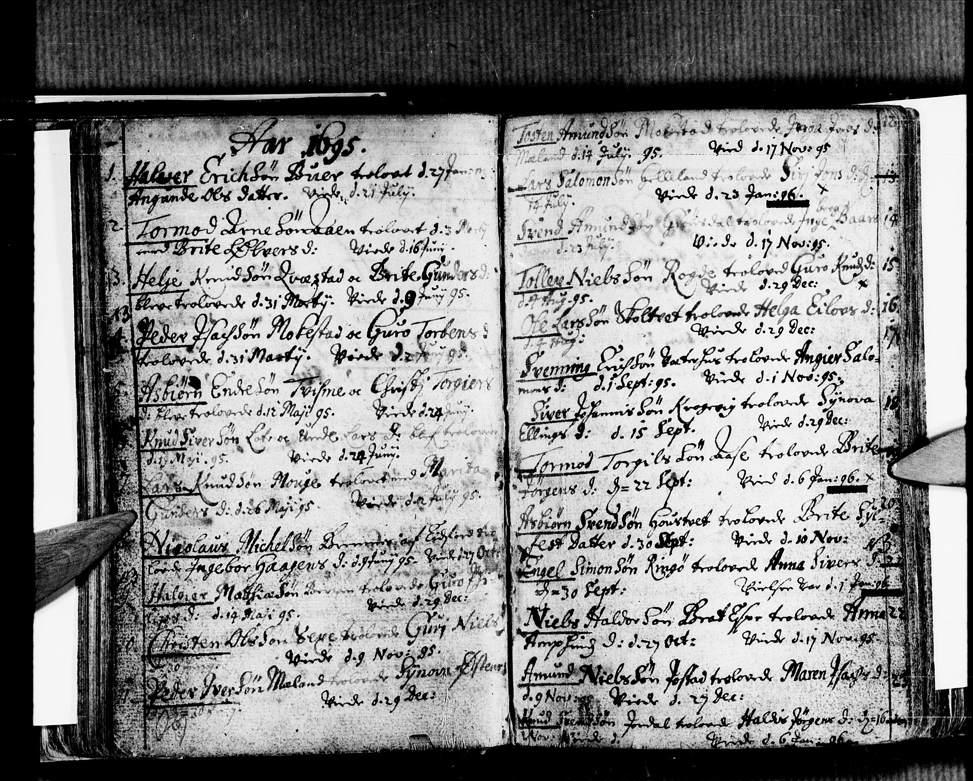 Ullensvang sokneprestembete, SAB/A-78701/H/Haa: Parish register (official) no. A 2, 1669-1732