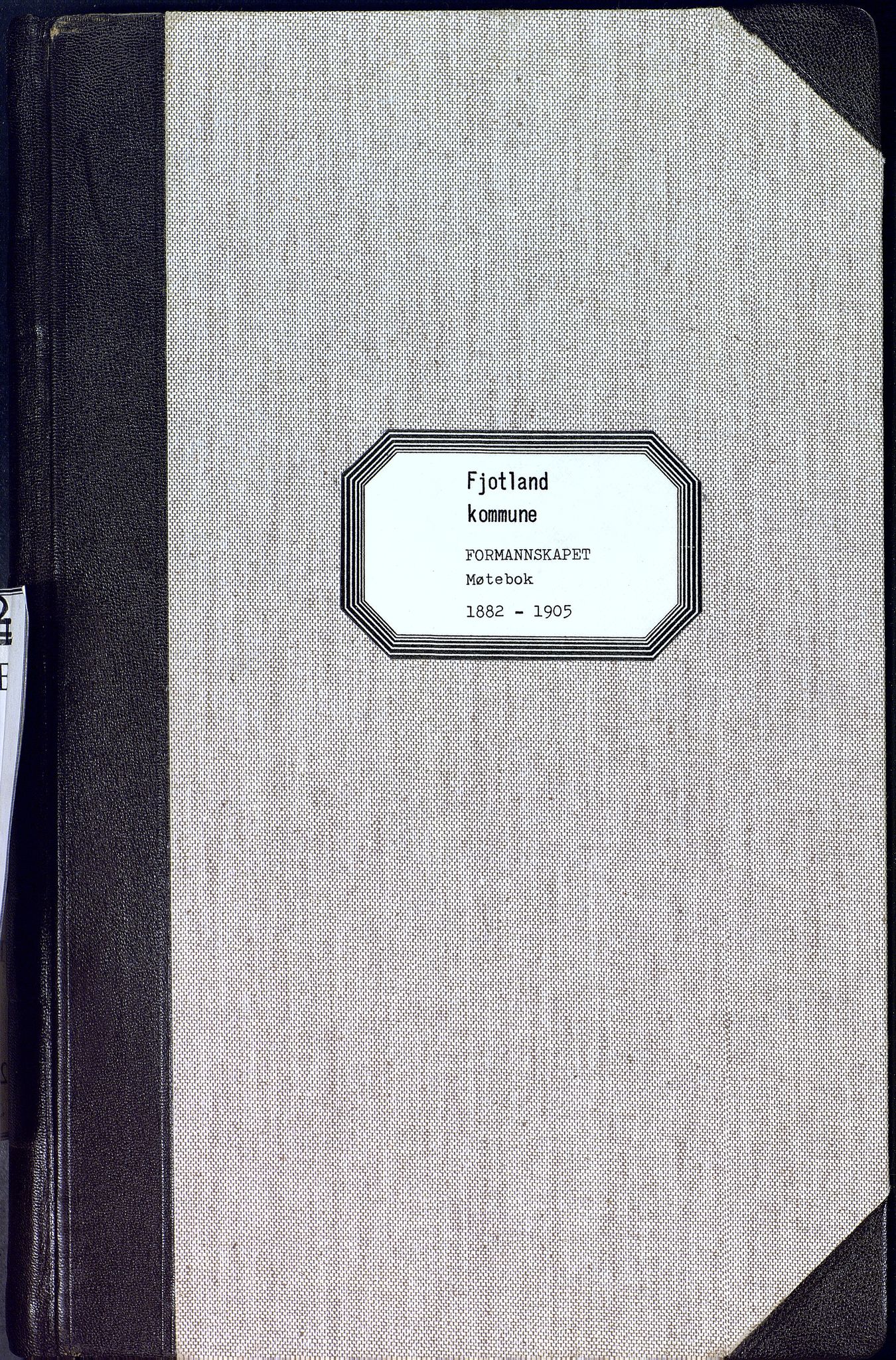 Fjotland kommune - Formannskapet, ARKSOR/1037FJ120/A/L0002: Møtebok (d), 1882-1905
