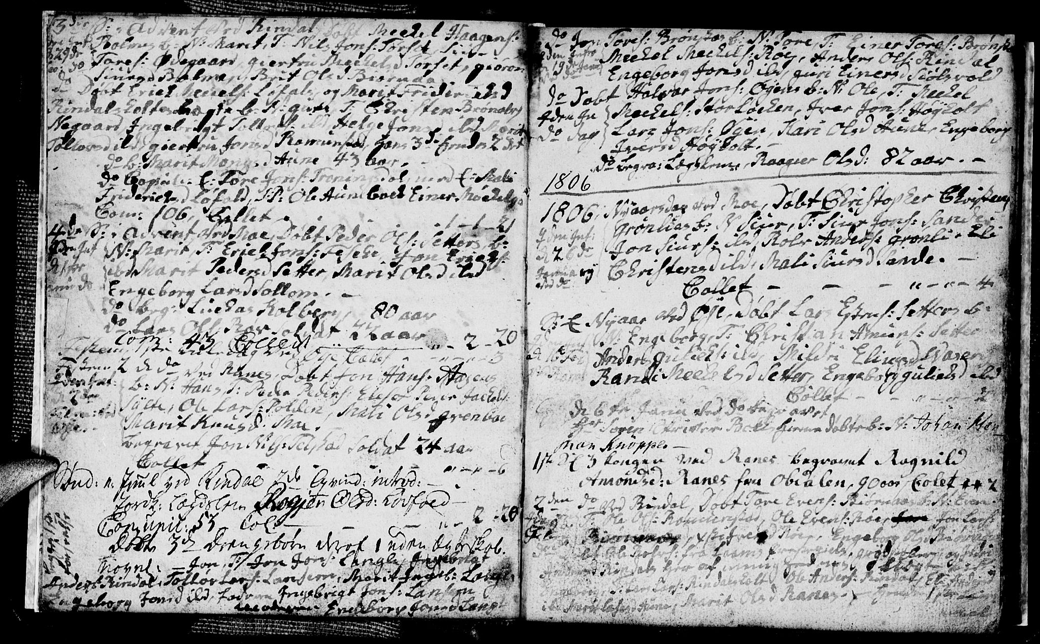 Ministerialprotokoller, klokkerbøker og fødselsregistre - Møre og Romsdal, AV/SAT-A-1454/595/L1049: Parish register (copy) no. 595C01, 1805-1819, p. 4