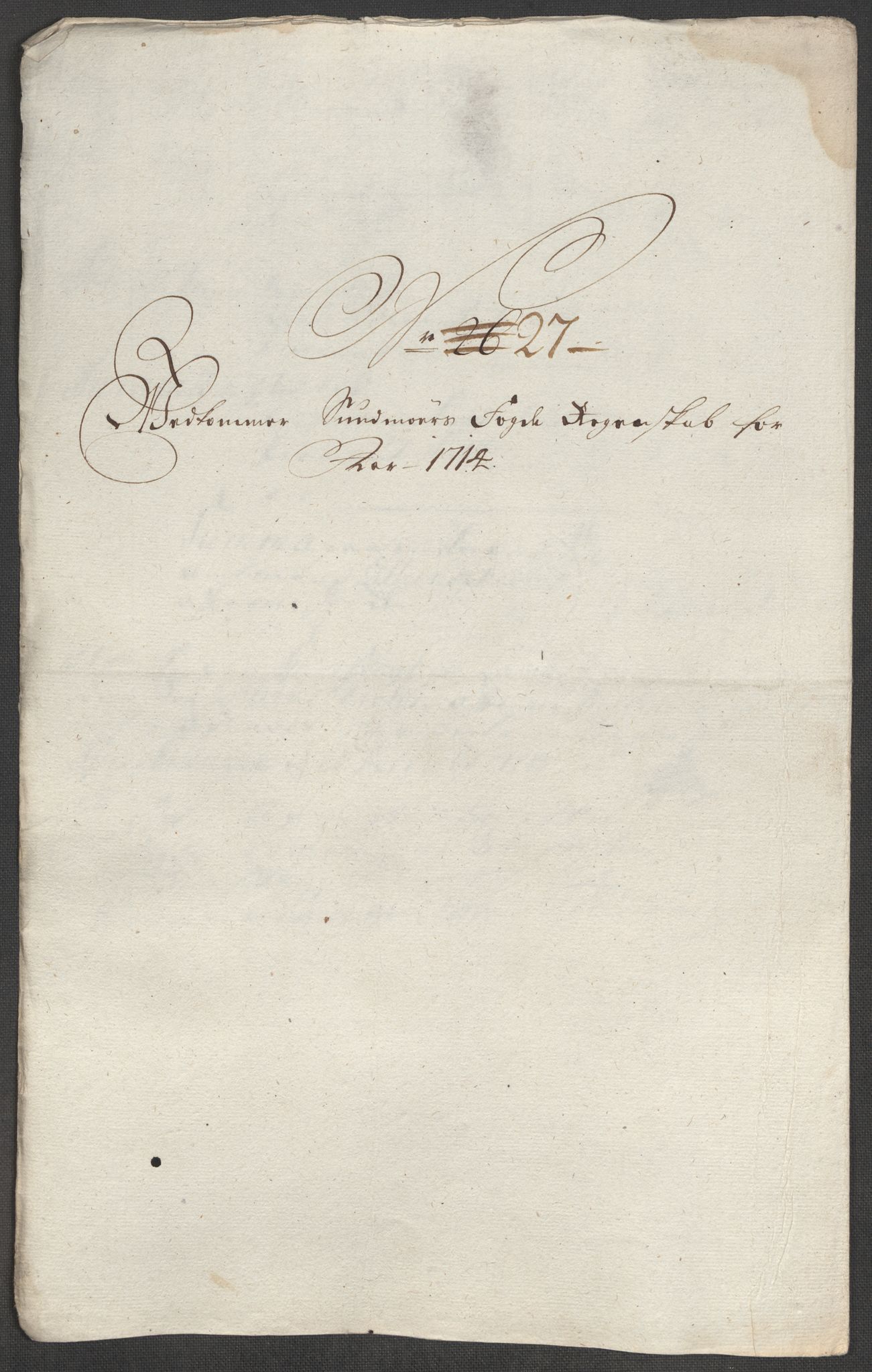 Rentekammeret inntil 1814, Reviderte regnskaper, Fogderegnskap, AV/RA-EA-4092/R54/L3566: Fogderegnskap Sunnmøre, 1714, p. 241