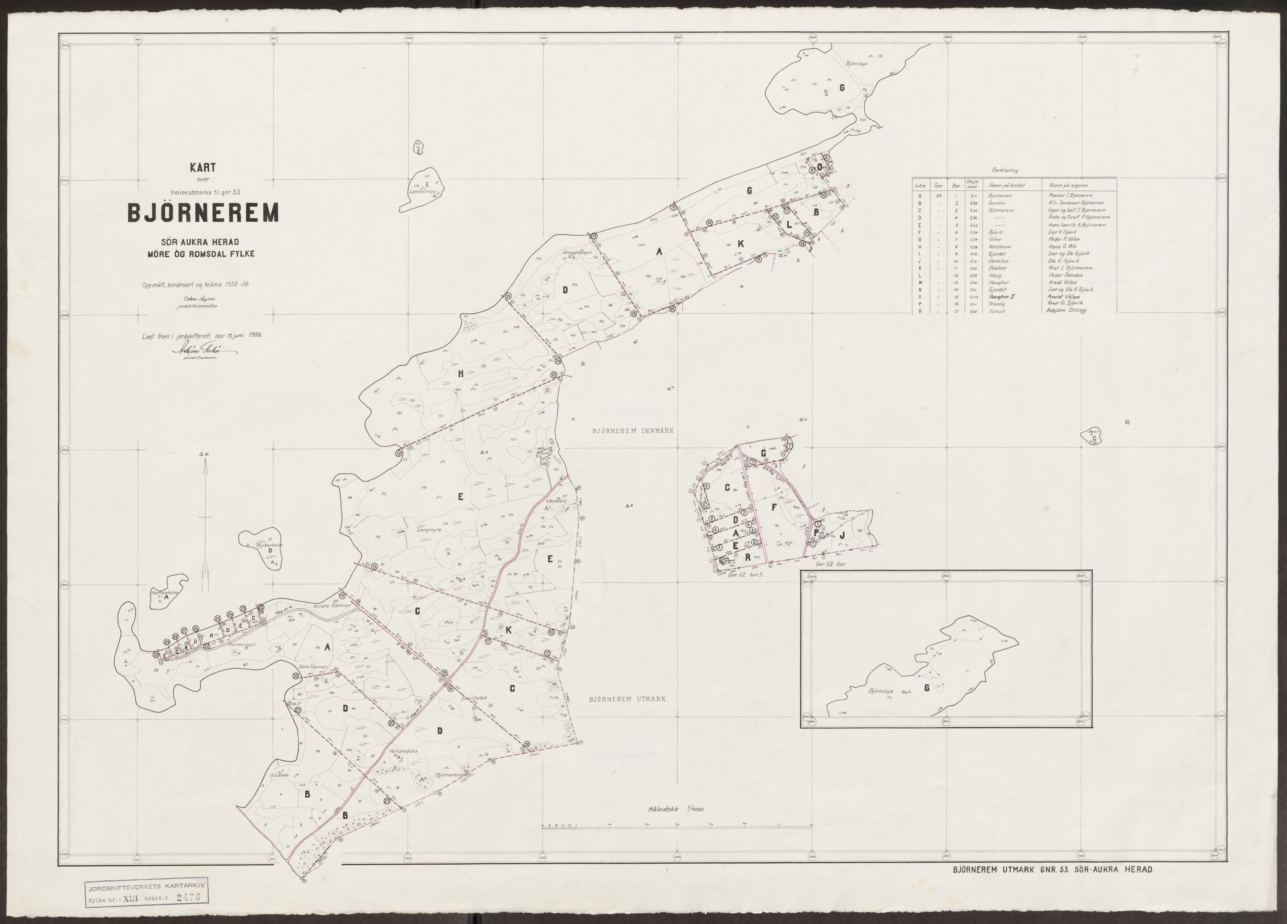 Jordskifteverkets kartarkiv, RA/S-3929/T, 1859-1988, p. 3089