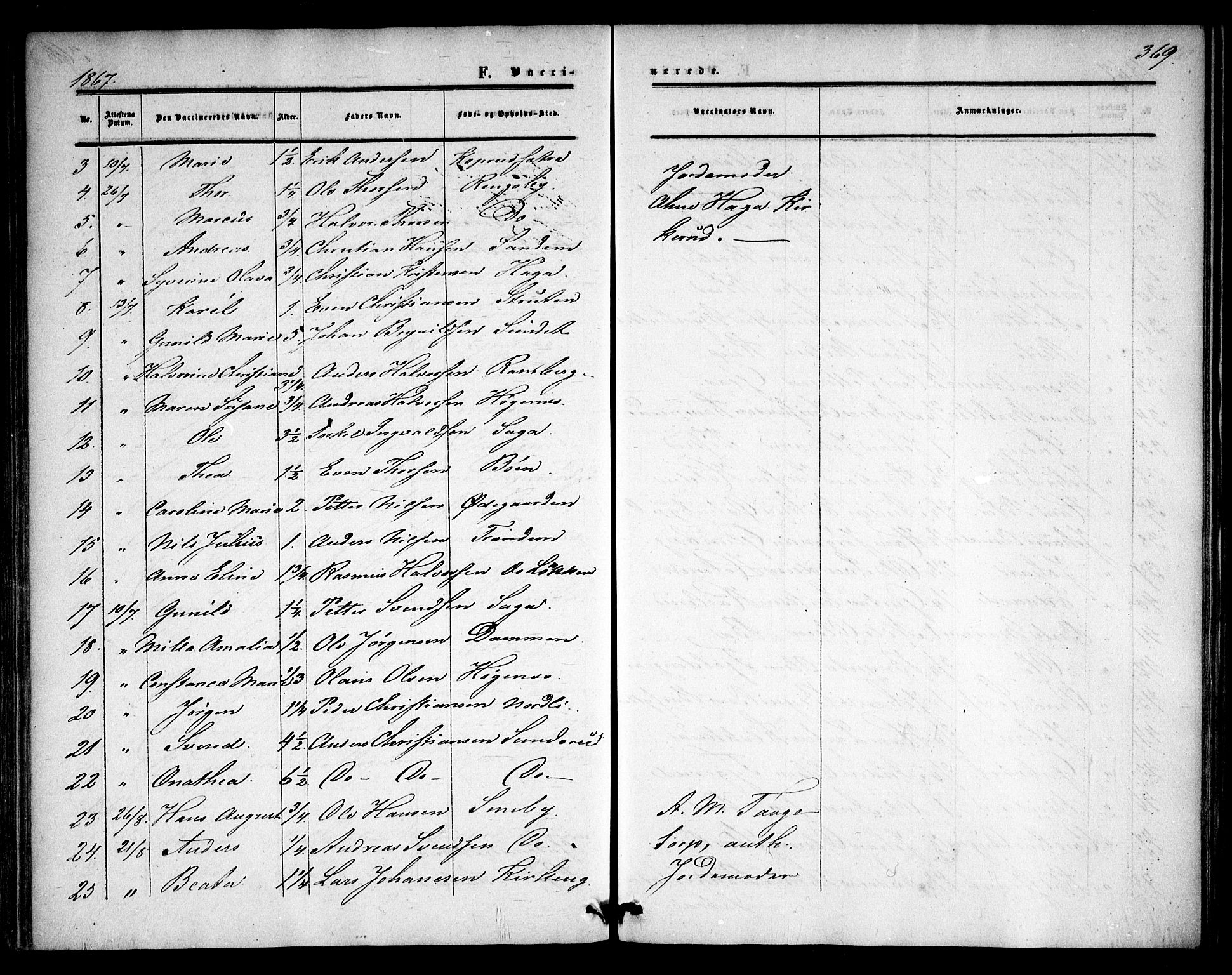 Rødenes prestekontor Kirkebøker, SAO/A-2005/F/Fa/L0007: Parish register (official) no. I 7, 1860-1869, p. 369
