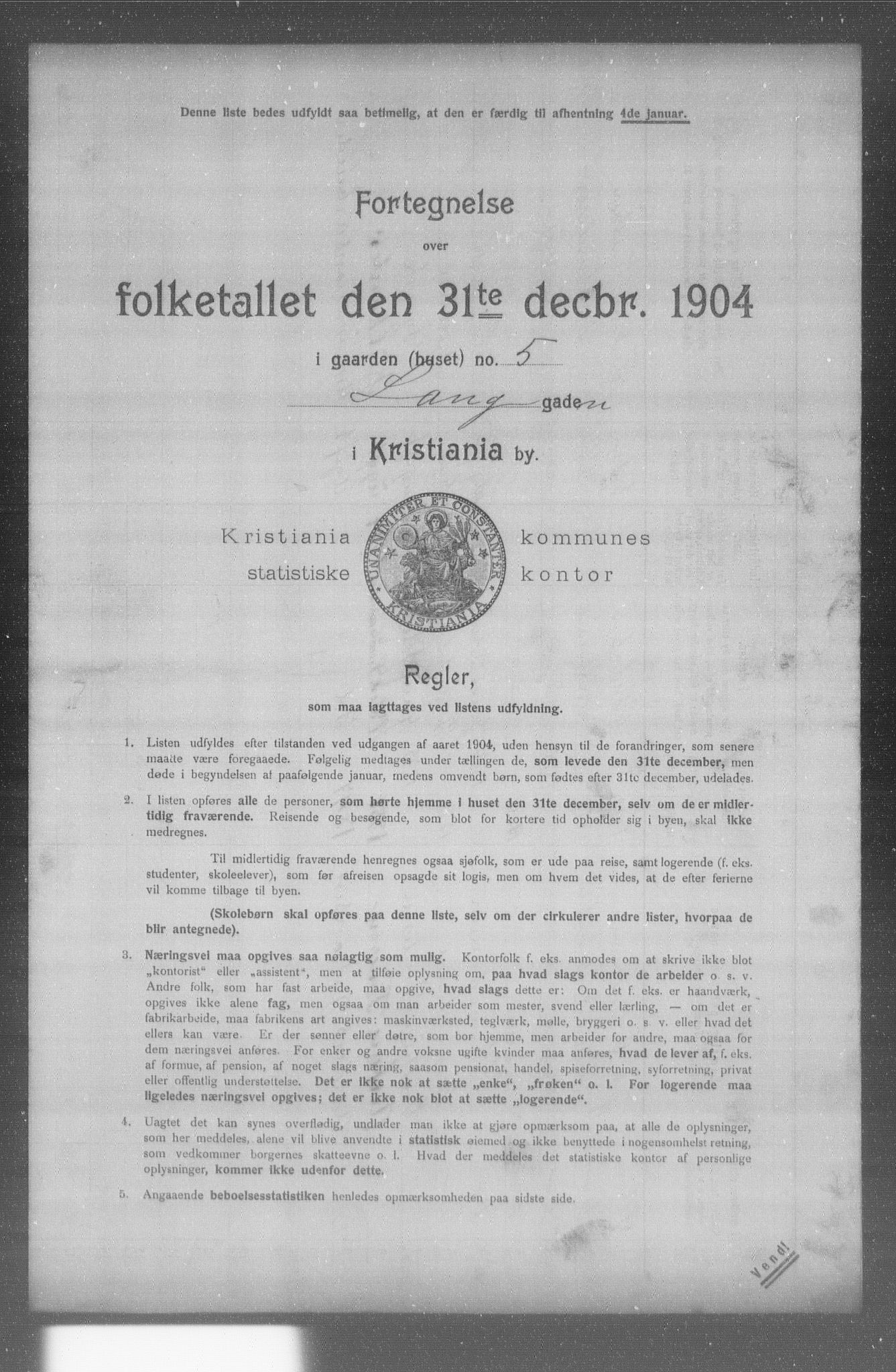 OBA, Municipal Census 1904 for Kristiania, 1904, p. 10892