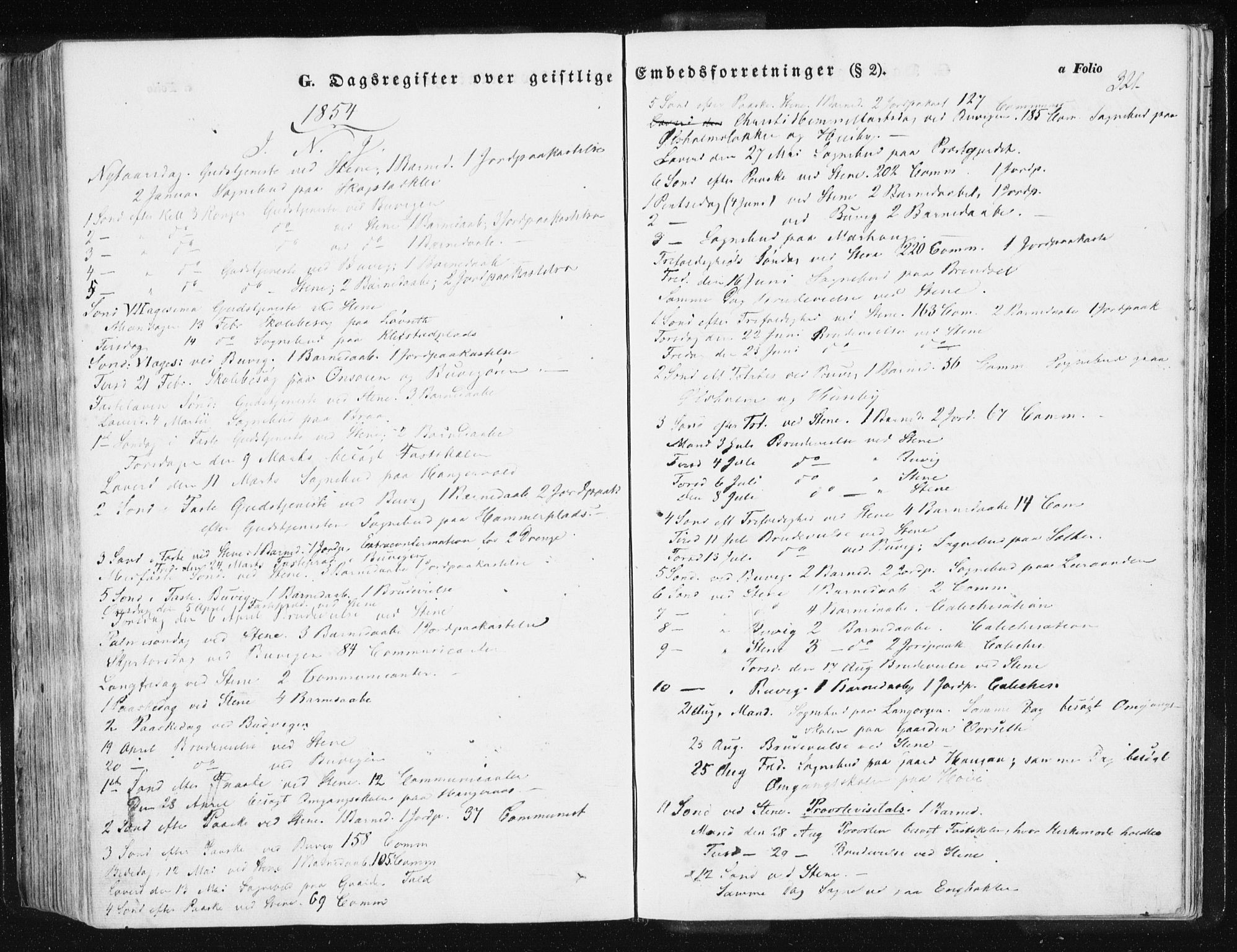 Ministerialprotokoller, klokkerbøker og fødselsregistre - Sør-Trøndelag, SAT/A-1456/612/L0376: Parish register (official) no. 612A08, 1846-1859, p. 321