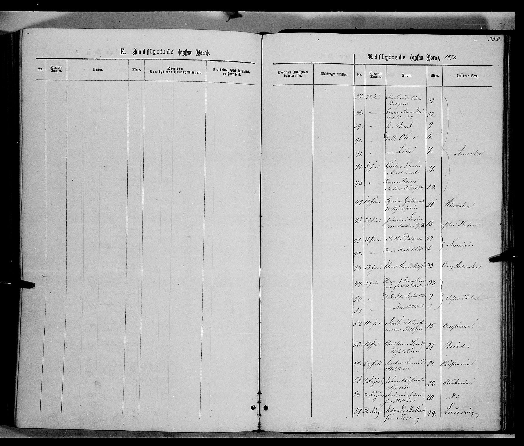 Vardal prestekontor, SAH/PREST-100/H/Ha/Hab/L0006: Parish register (copy) no. 6, 1869-1881, p. 353