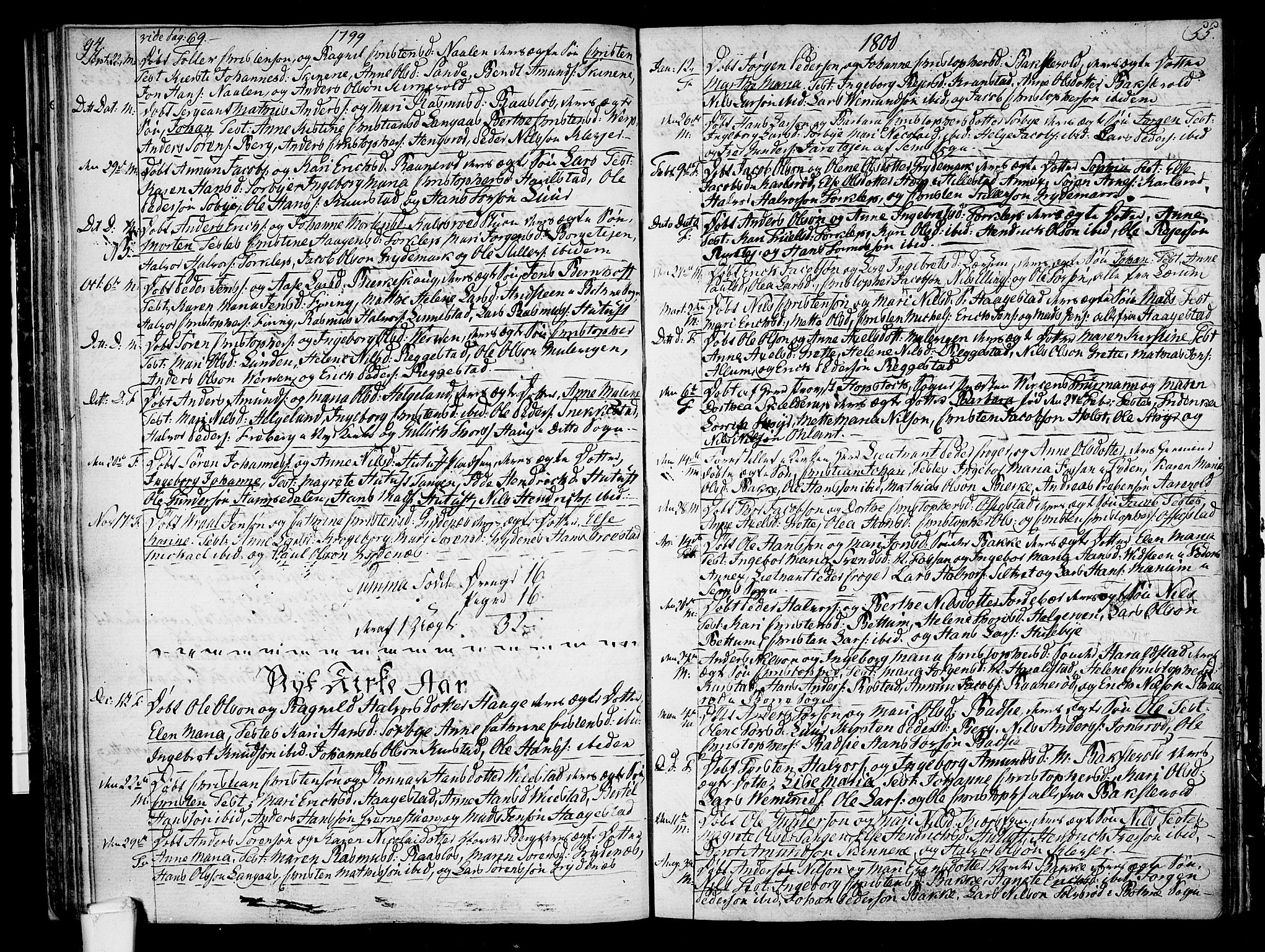 Våle kirkebøker, SAKO/A-334/F/Fa/L0005: Parish register (official) no. I 5, 1773-1808, p. 94-95