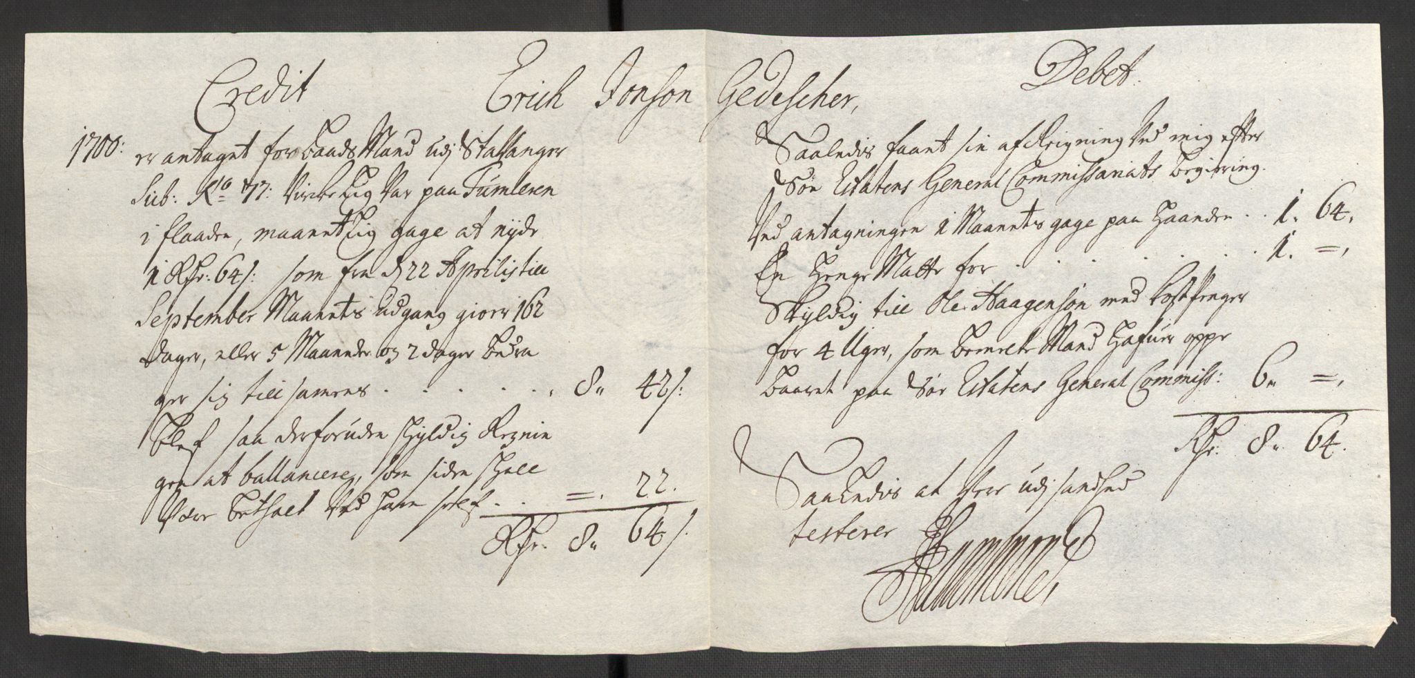 Rentekammeret inntil 1814, Reviderte regnskaper, Fogderegnskap, RA/EA-4092/R47/L2858: Fogderegnskap Ryfylke, 1697-1700, p. 576