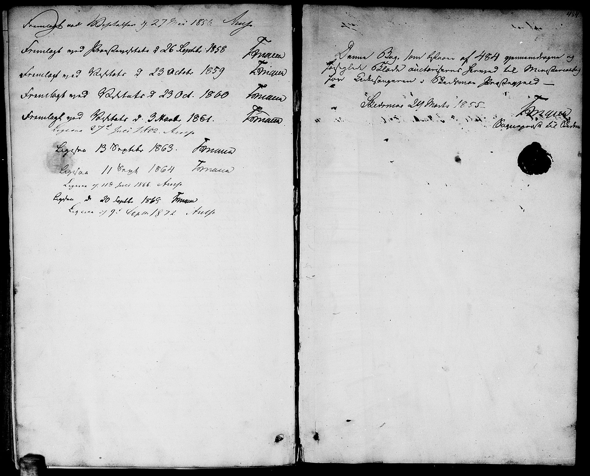 Skedsmo prestekontor Kirkebøker, SAO/A-10033a/G/Ga/L0002: Parish register (copy) no. I 2, 1855-1872, p. 484