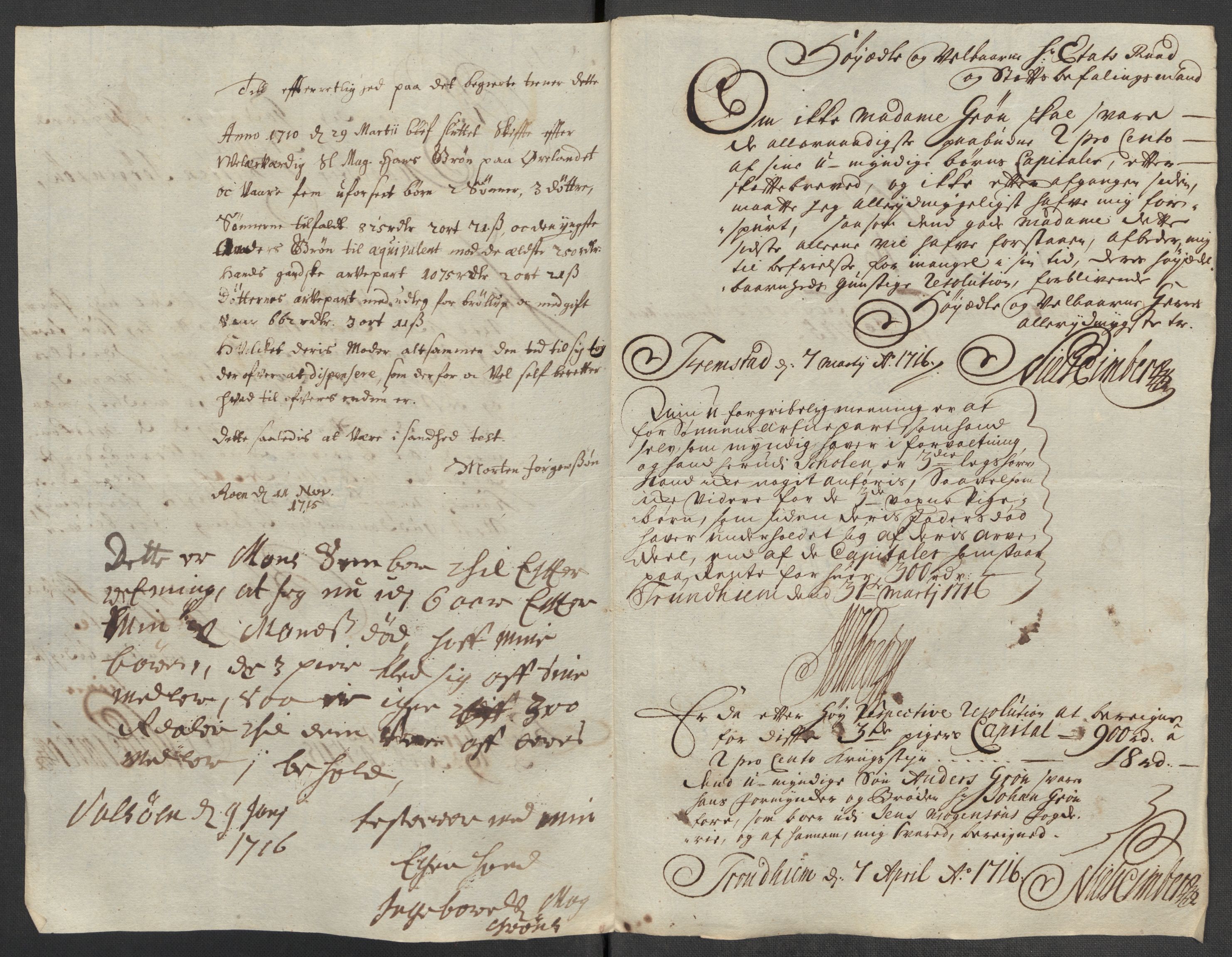 Rentekammeret inntil 1814, Reviderte regnskaper, Fogderegnskap, AV/RA-EA-4092/R57/L3863: Fogderegnskap Fosen, 1715, p. 156