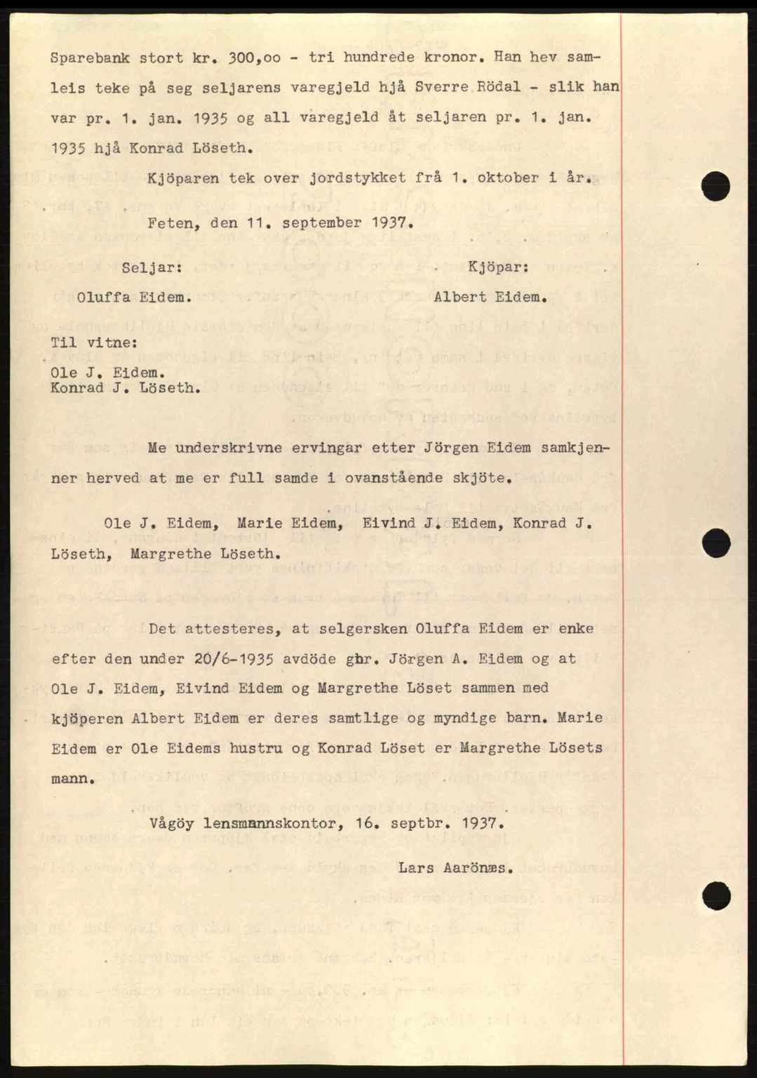 Romsdal sorenskriveri, SAT/A-4149/1/2/2C: Mortgage book no. A4, 1937-1938, Diary no: : 2173/1937
