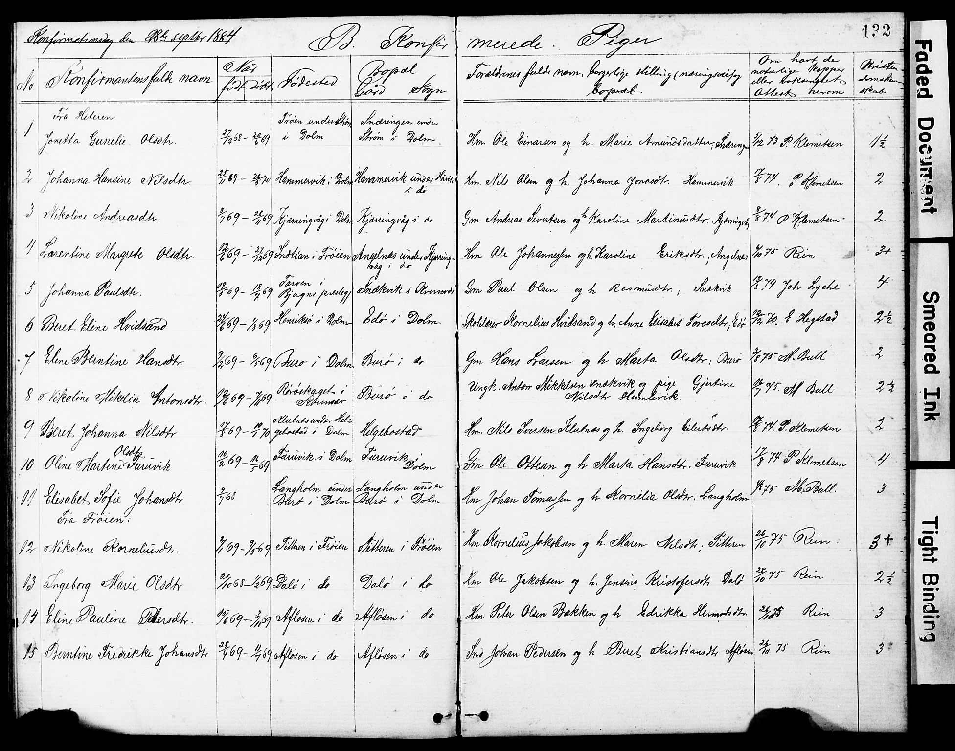 Ministerialprotokoller, klokkerbøker og fødselsregistre - Sør-Trøndelag, SAT/A-1456/634/L0541: Parish register (copy) no. 634C03, 1874-1891, p. 132