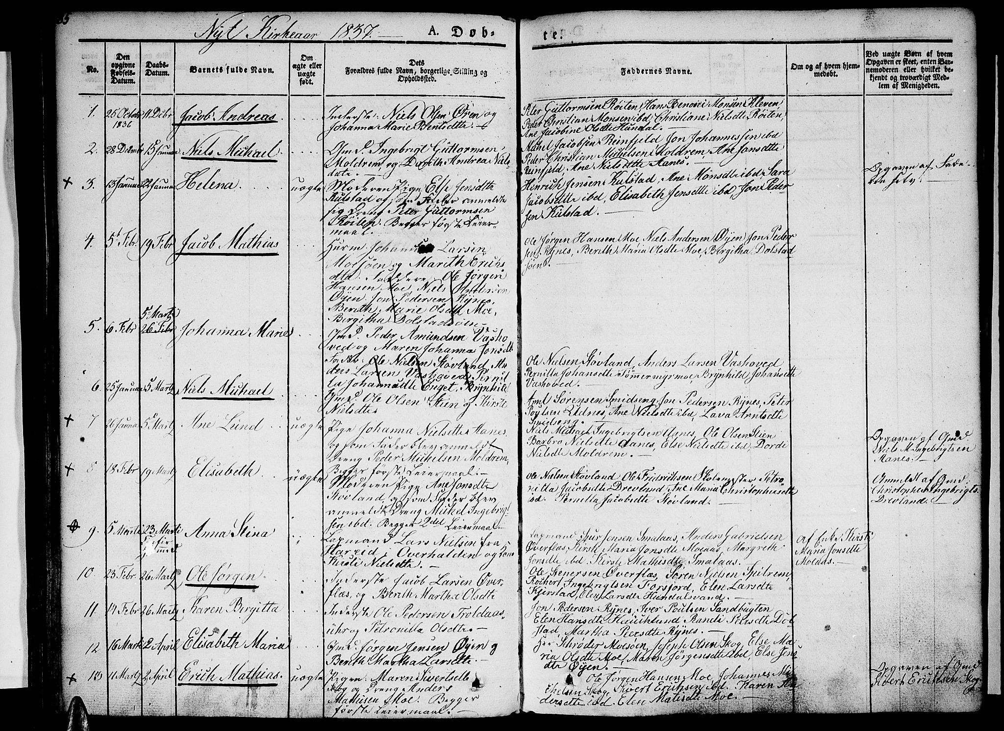 Ministerialprotokoller, klokkerbøker og fødselsregistre - Nordland, AV/SAT-A-1459/820/L0289: Parish register (official) no. 820A10, 1826-1845, p. 85