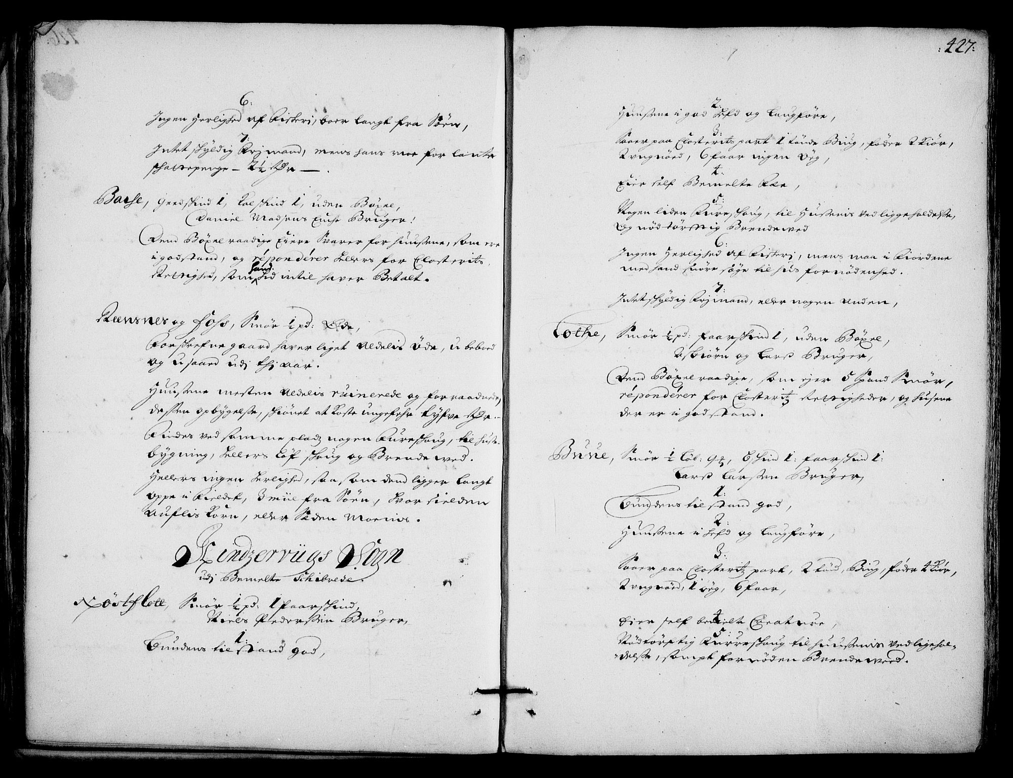 Rentekammeret inntil 1814, Realistisk ordnet avdeling, AV/RA-EA-4070/On/L0002: [Jj 3]: Besiktigelsesforretninger over Halsnøy klosters gods, 1659-1703, p. 426b-427a