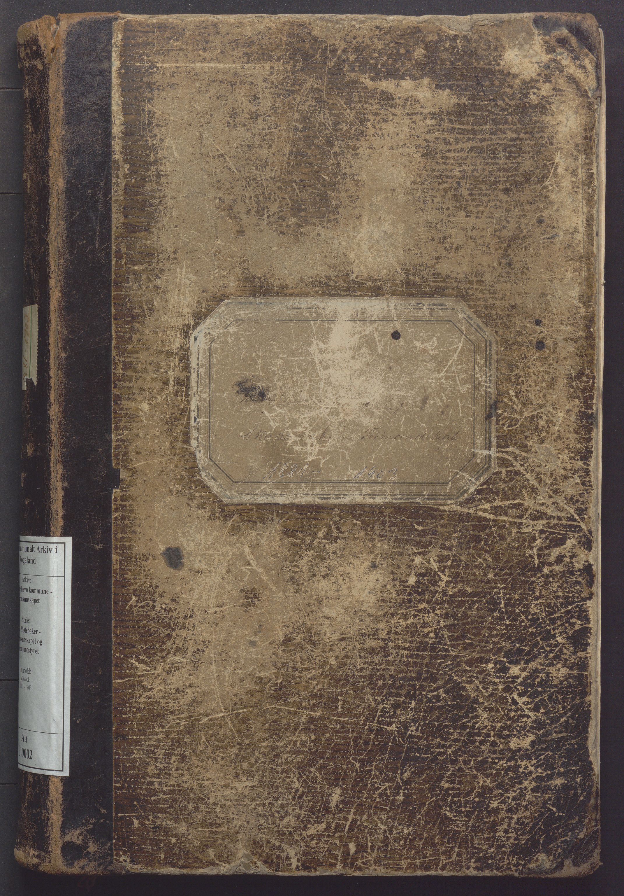 Skudeneshavn kommune - Formannskapet, IKAR/A-361/Aa/L0002: Møtebok, 1881-1903