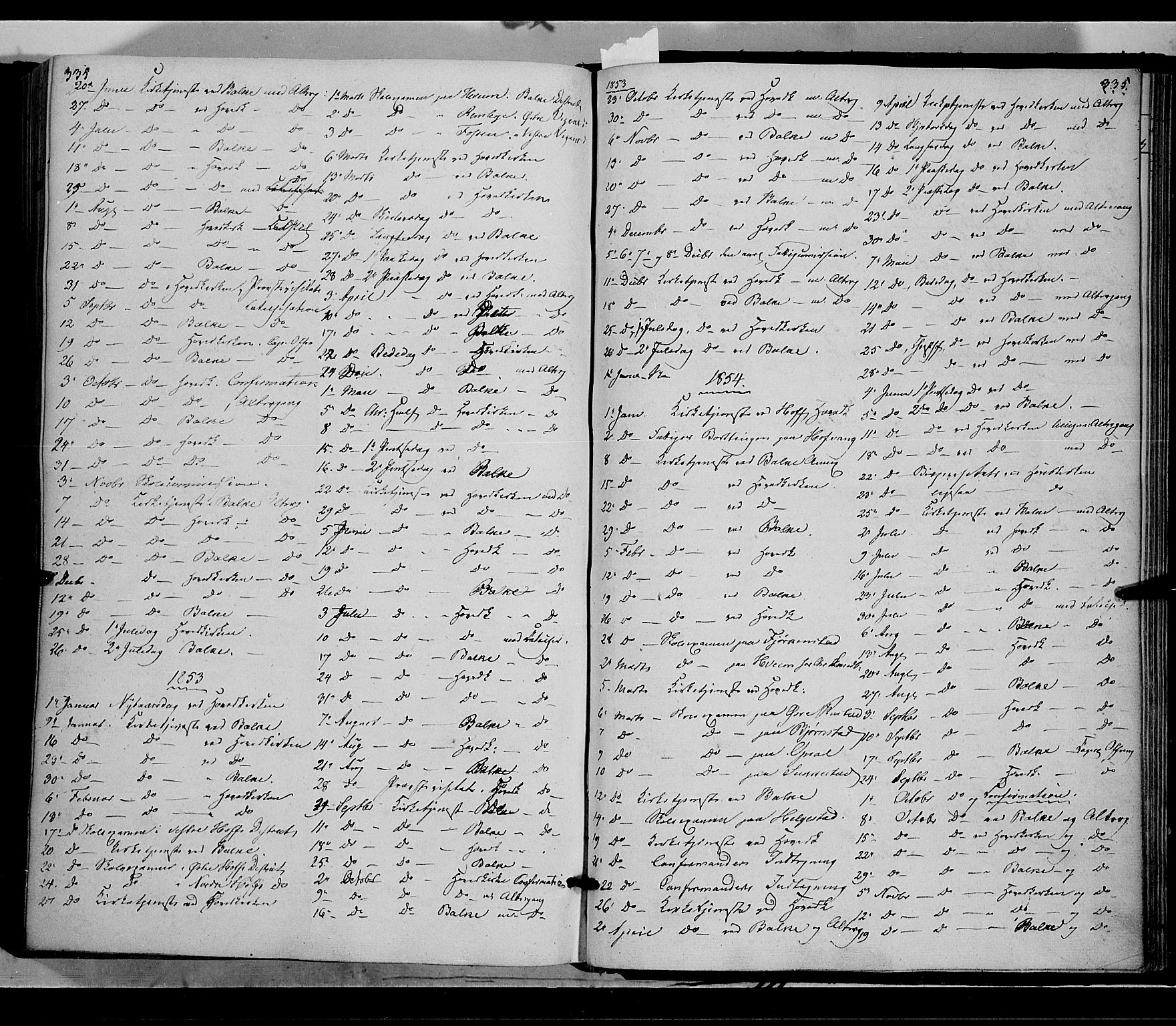 Østre Toten prestekontor, SAH/PREST-104/H/Ha/Haa/L0003: Parish register (official) no. 3, 1848-1856, p. 335