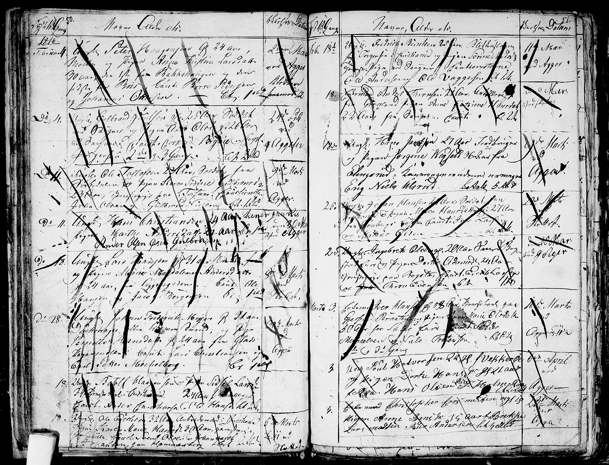 Aker prestekontor kirkebøker, AV/SAO-A-10861/G/L0001: Parish register (copy) no. 1, 1796-1826, p. 50-51